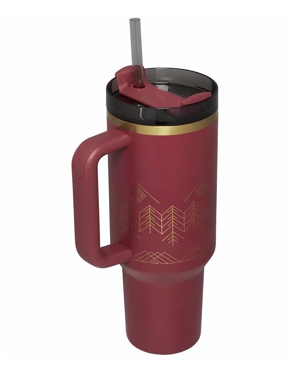 Termo de acero inoxidable con tapa rosca 1.1 L 2