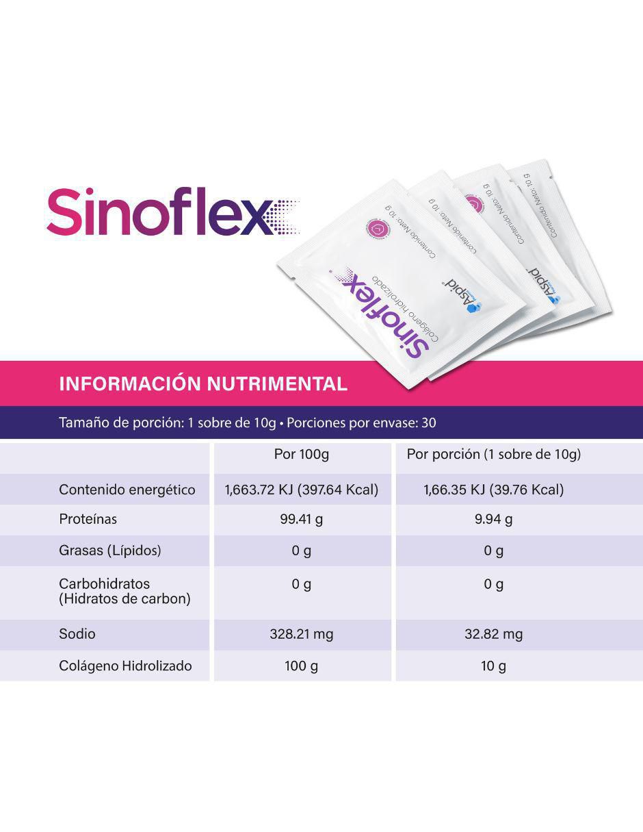 Kit Sinoflex con colágeno hidrolizado de 900 g 4