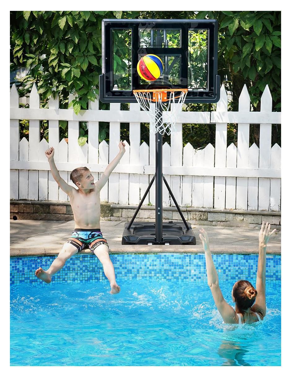 Canasta de basketball Con soporte de impacto 6
