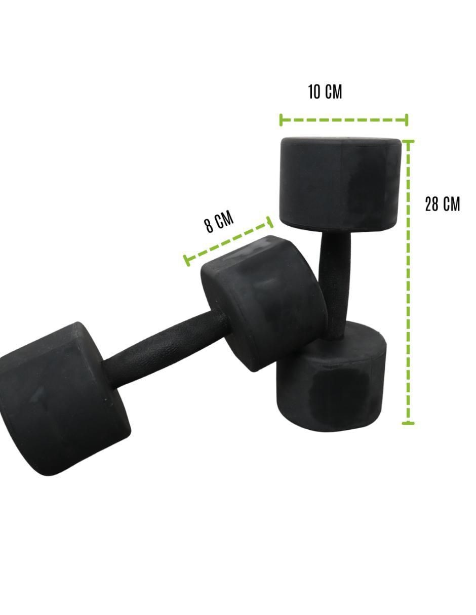 Set mancuernas de peso fijo 8 kg 2 piezas 4