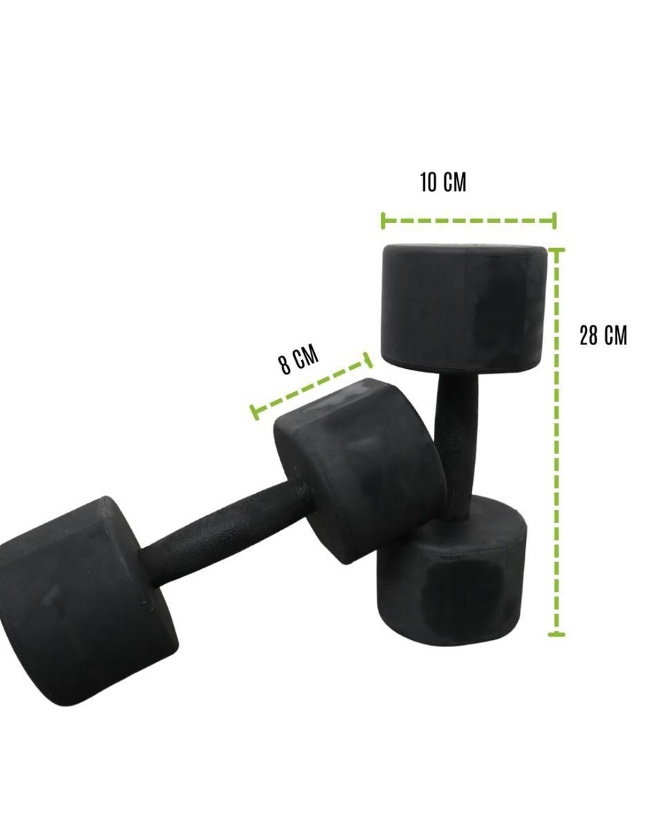 Set mancuernas de peso fijo 10 kg 2 piezas 7