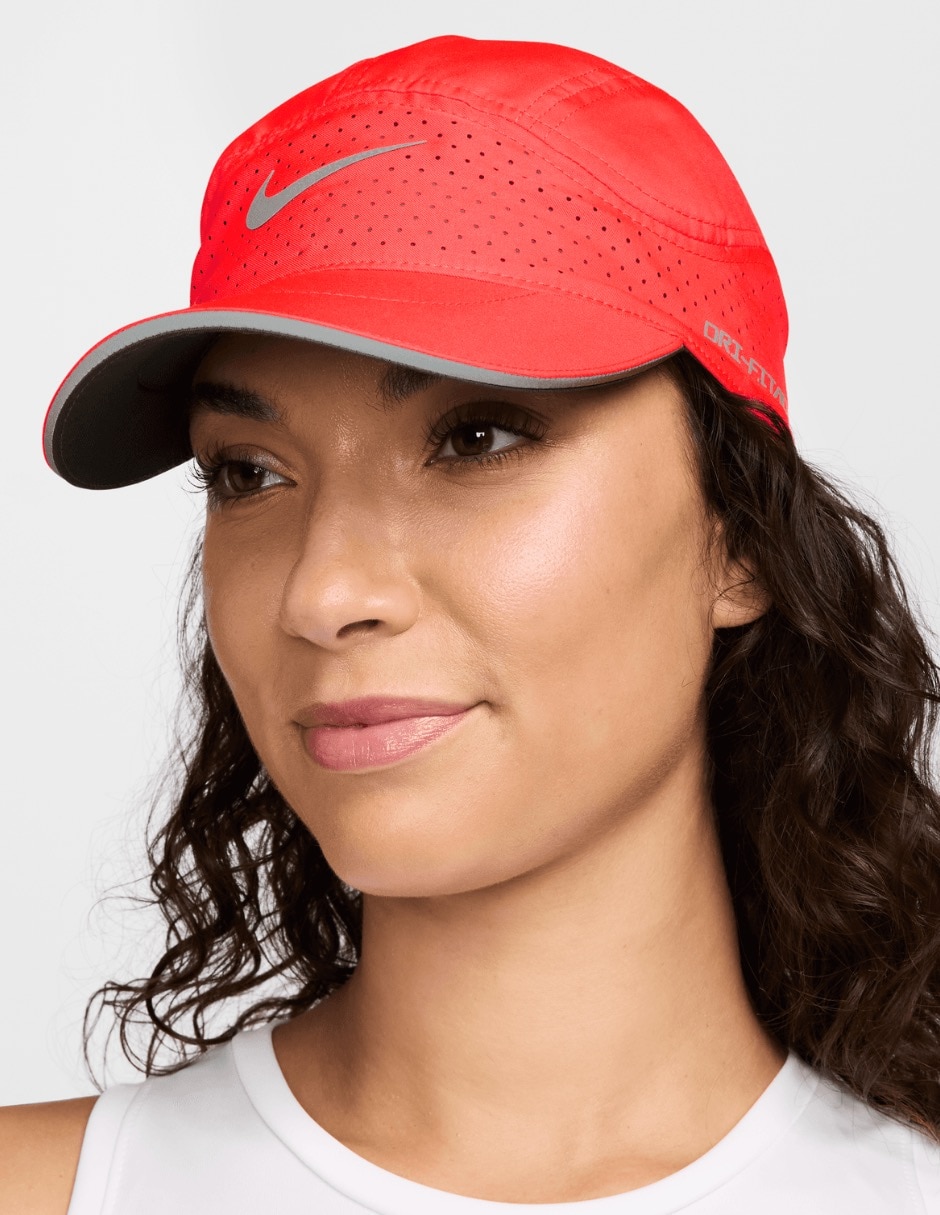 Gorra con visera curva velcro entrenamiento Nike para mujer