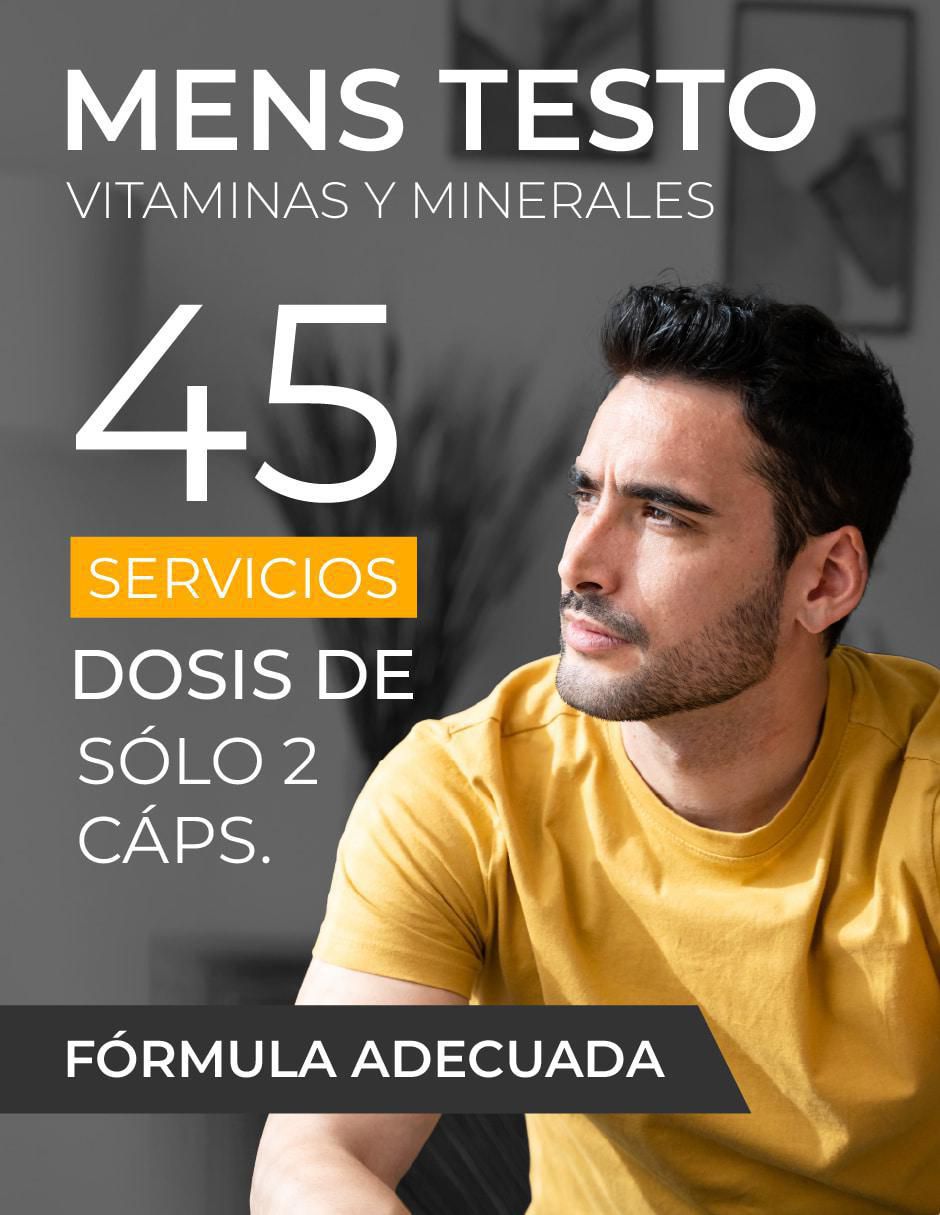 Menstesto Aminoácidos, HMB, Vitaminas y Minerales DUO de 180 Cápsulas 4