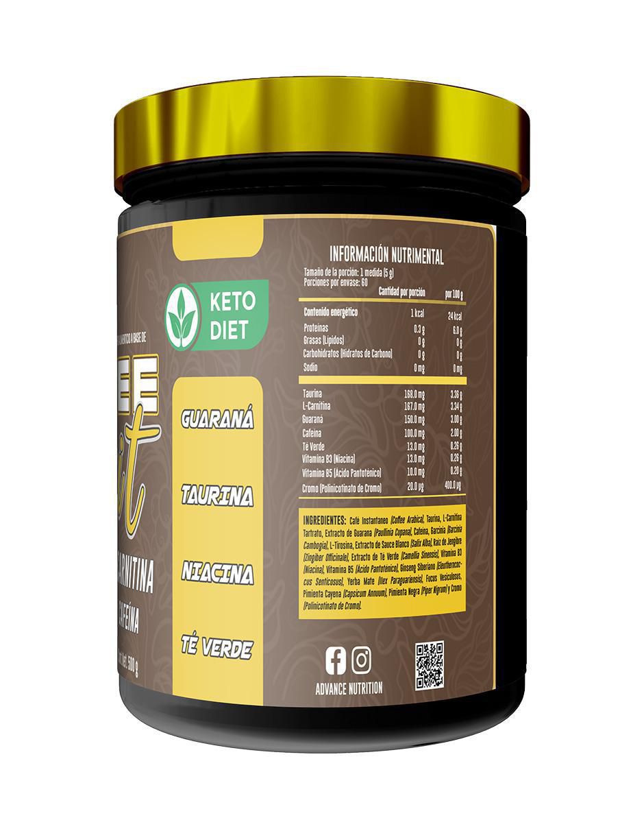 Coffee FIT café energético y termogénico con cafeína sabor café de 300 g 5