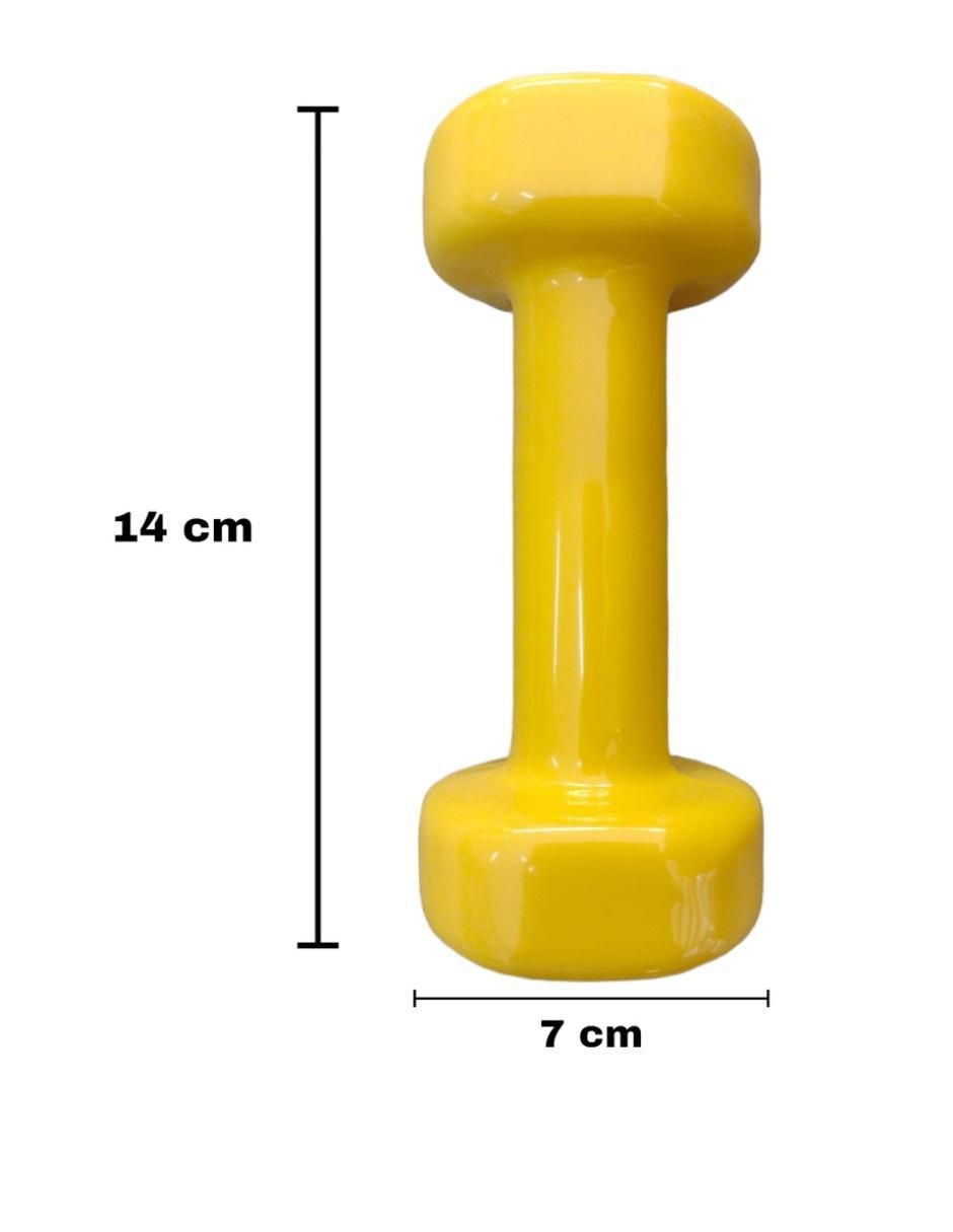 Set mancuernas de peso fijo 1 kg 2 piezas 4