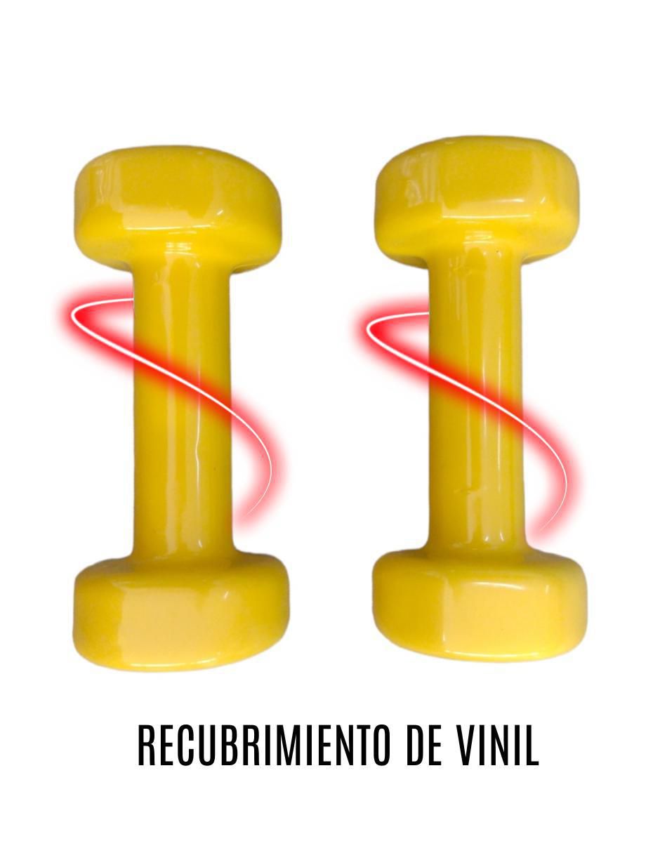 Set mancuernas de peso fijo 3 kg 2 piezas 2