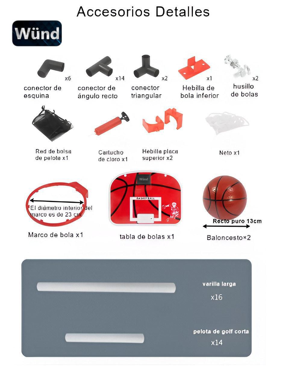 Tablero básquetbol portátil