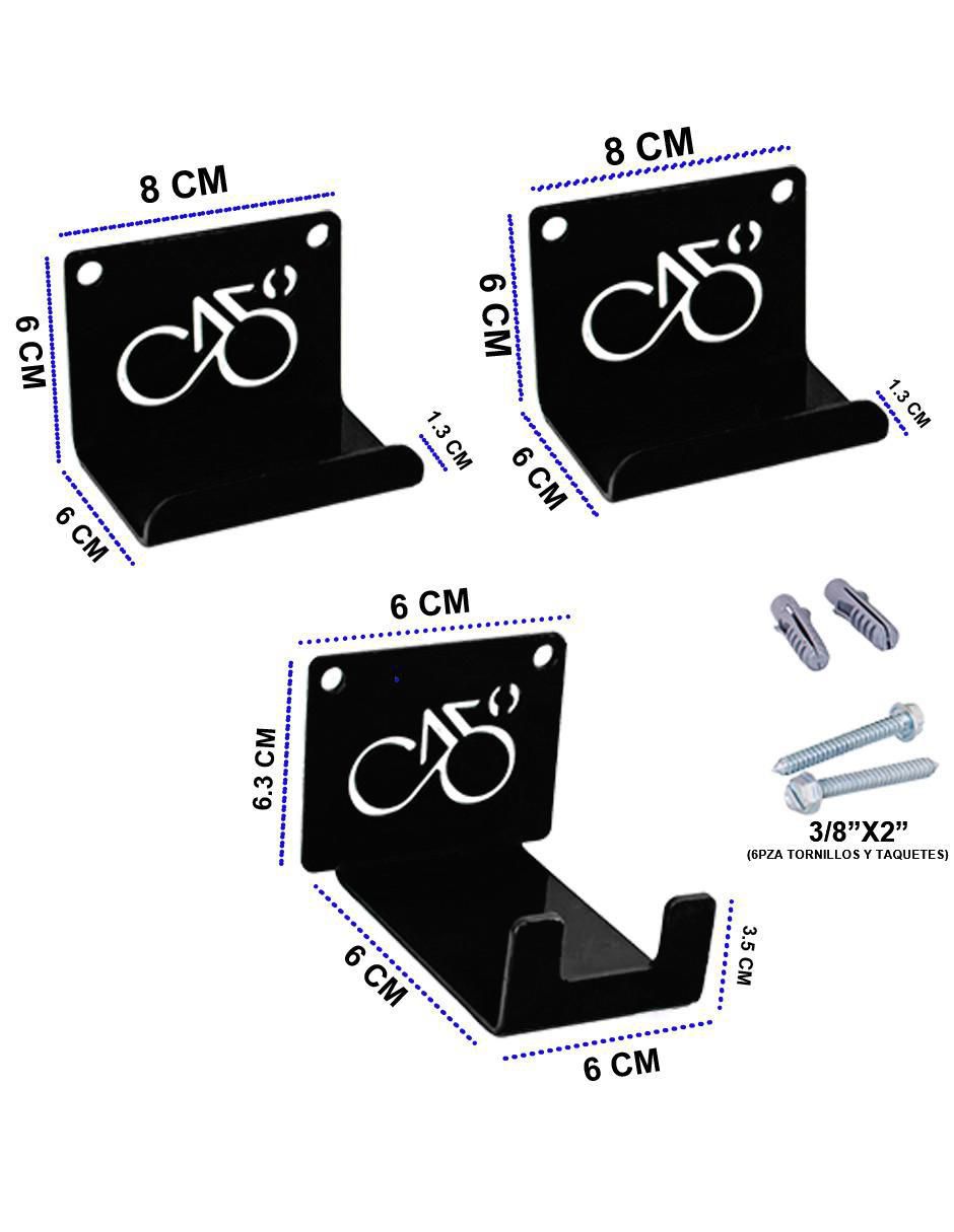 Rack de pared para bicicleta 8