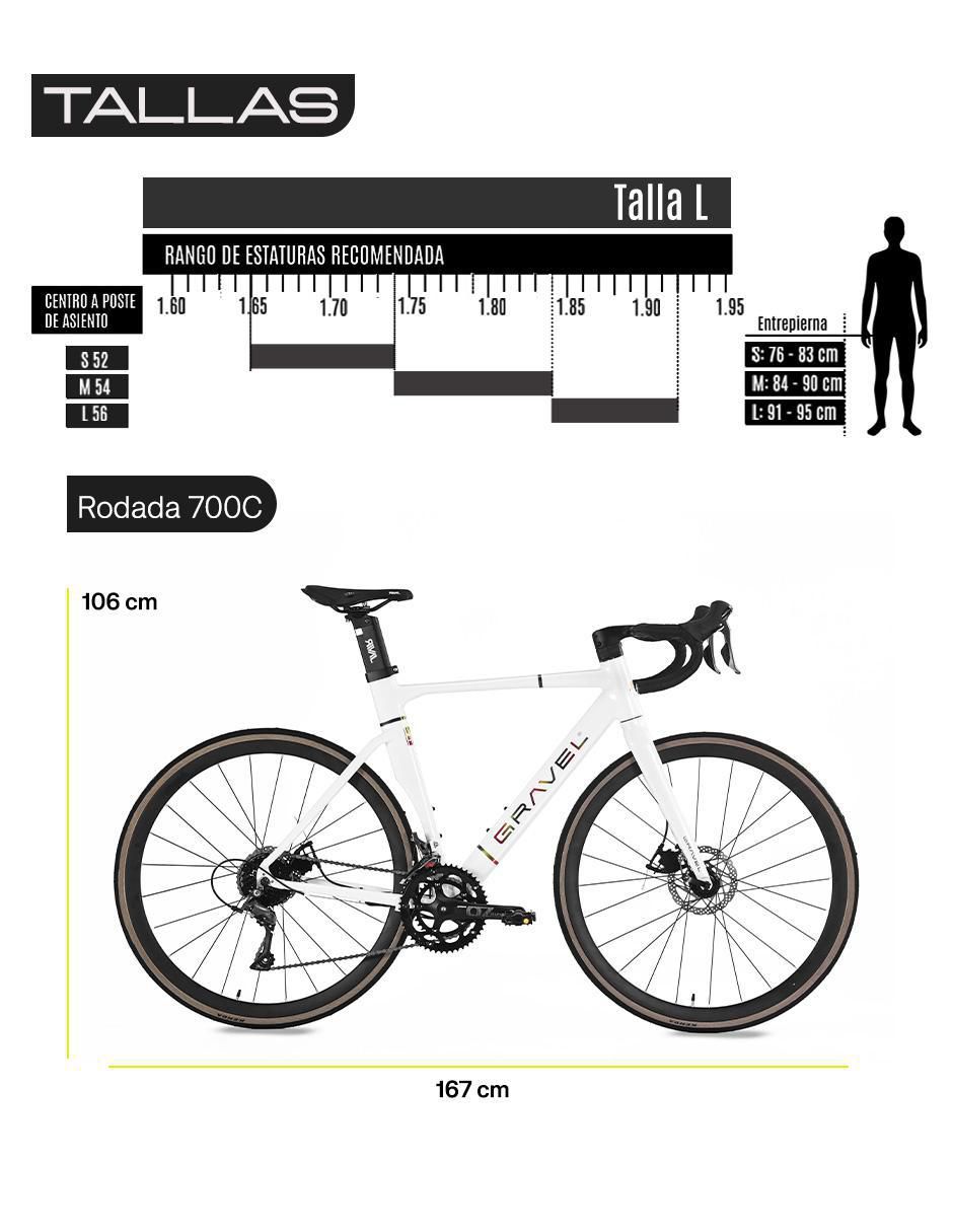 Bicicleta de ruta rodada 700 unisex 10