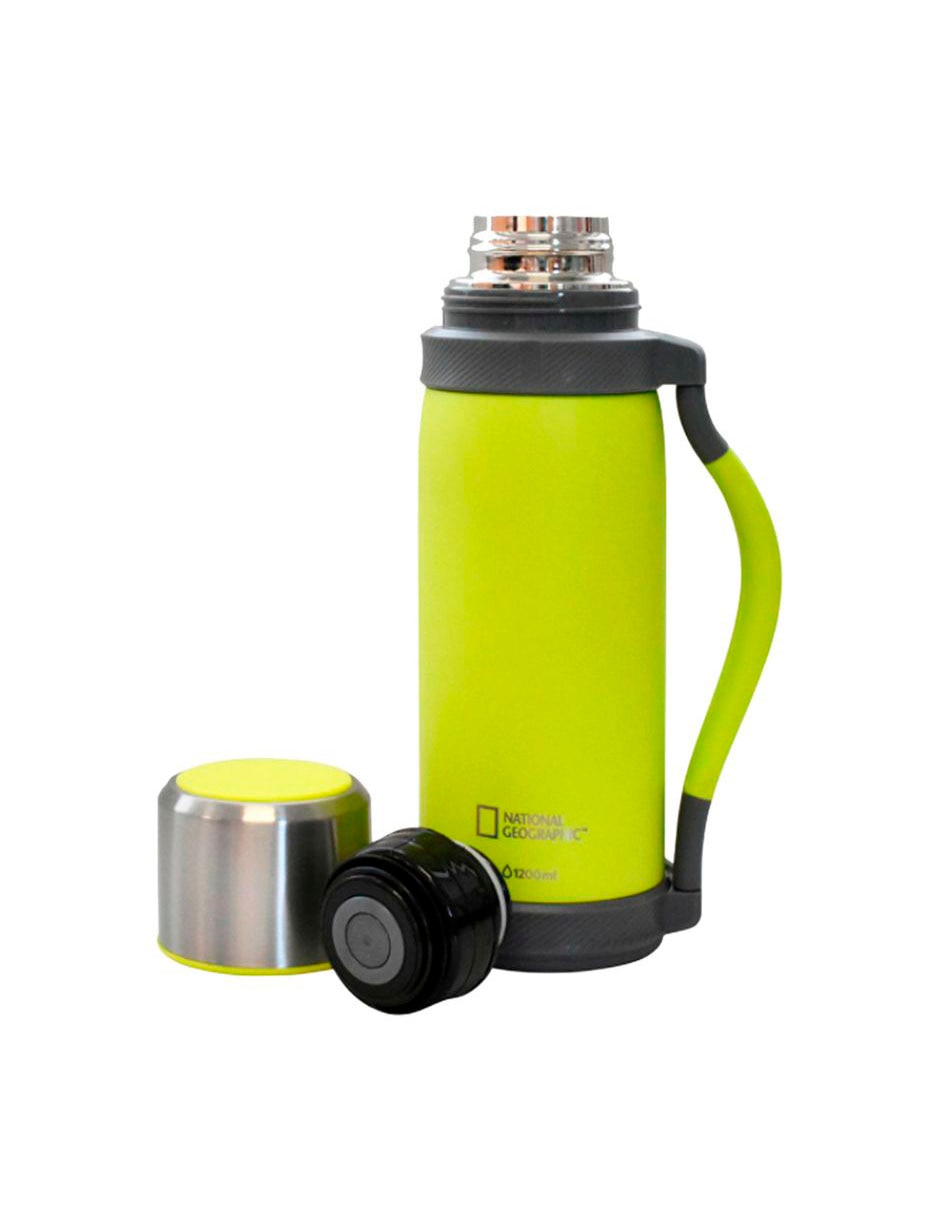 Termo de acero inoxidable con tapa rosca 1.2 L 2