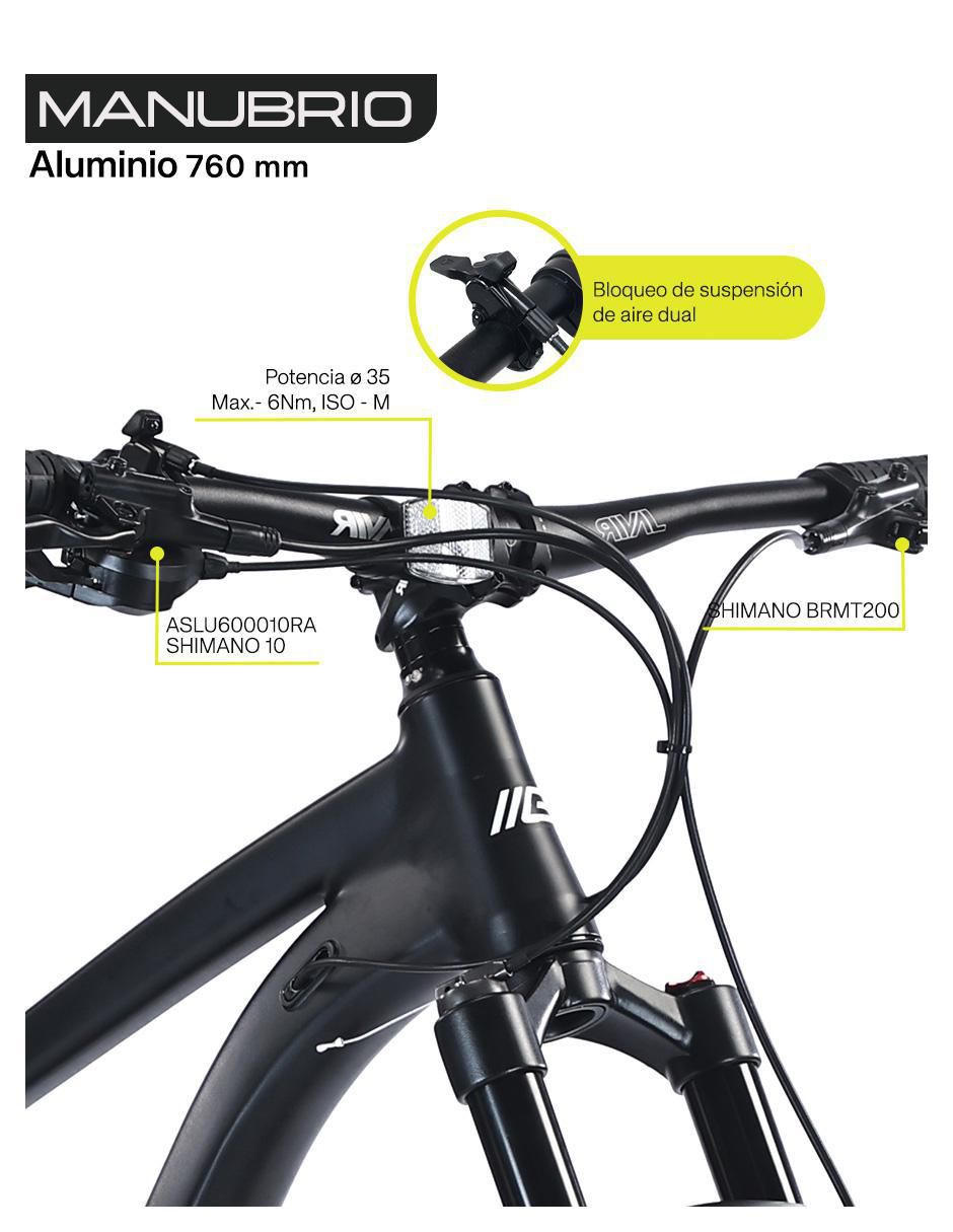 Bicicleta de montaña rodada 29 unisex 4