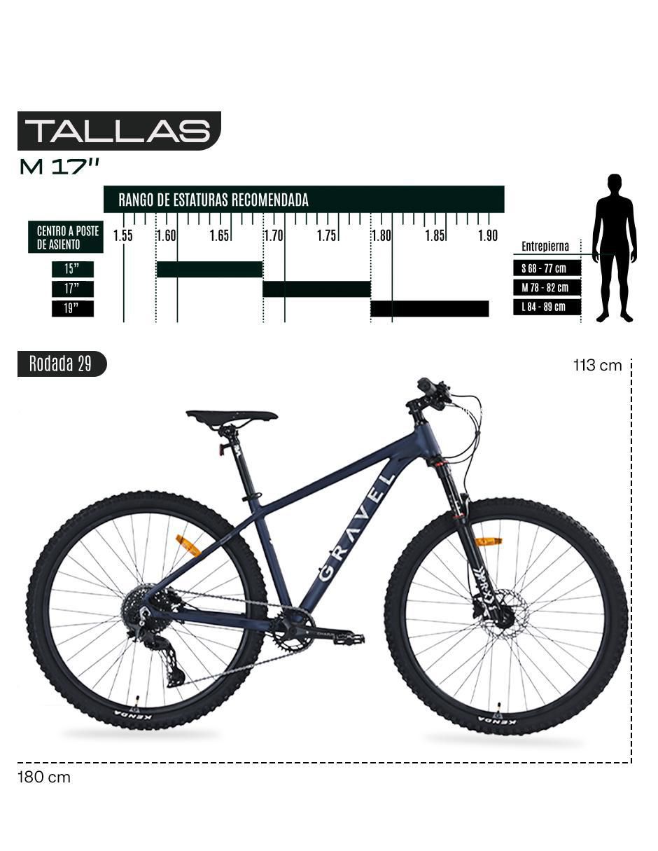 Bicicleta de montaña gravel "rodada" 29 vinson 17¨ "para" unisex