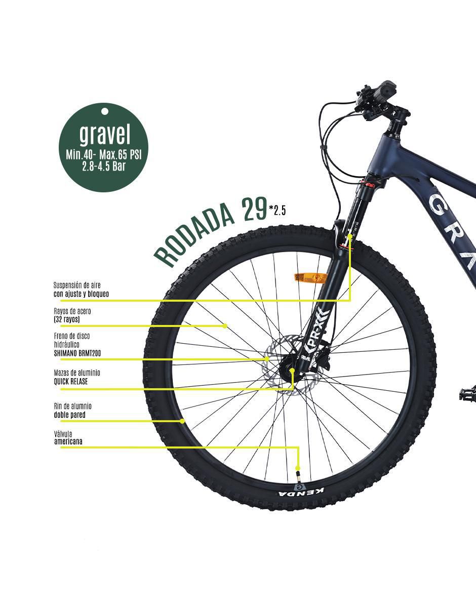 Bicicleta de montaña gravel "rodada" 29 vinson 17¨ "para" unisex