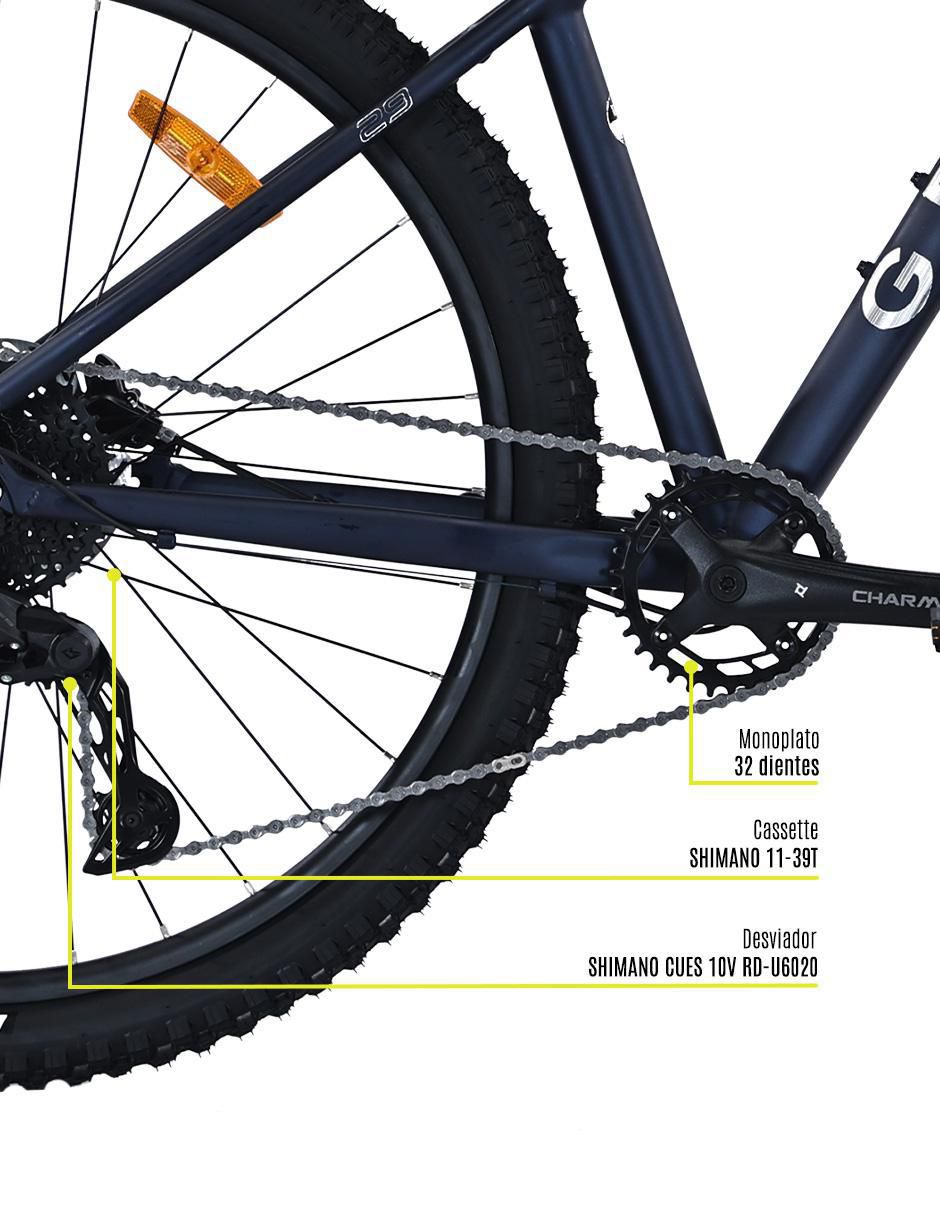 Bicicleta de montaña gravel "rodada" 29 vinson 17¨ "para" unisex