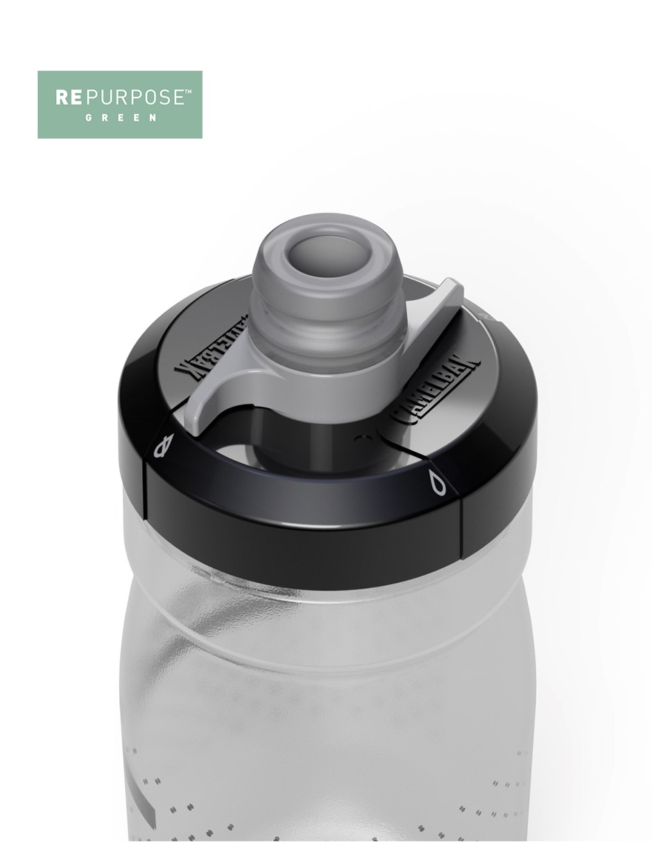 Ánfora de plástico Podium con tapa push pull 440 ml 3