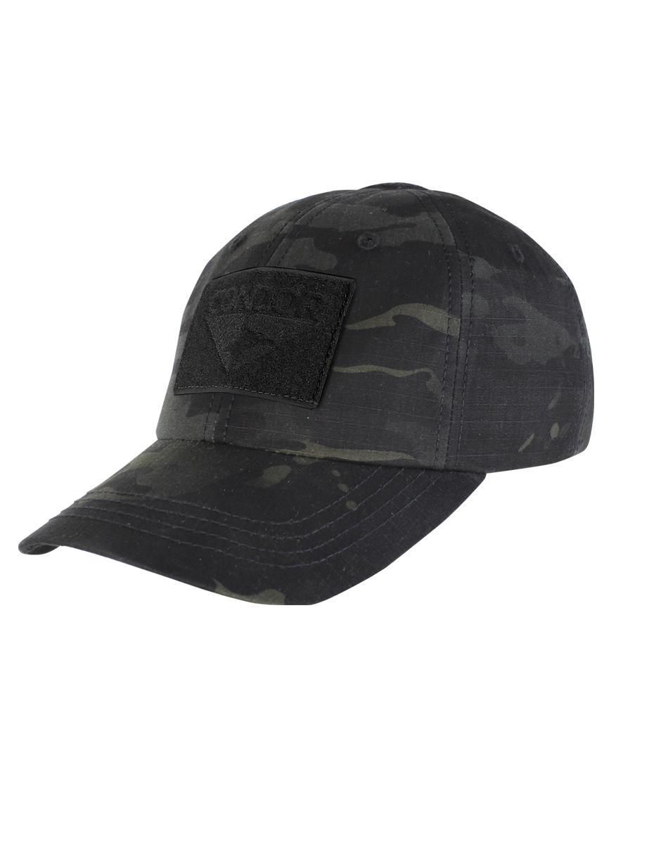 Gorra visera curva velcro campismo Tactical para hombre