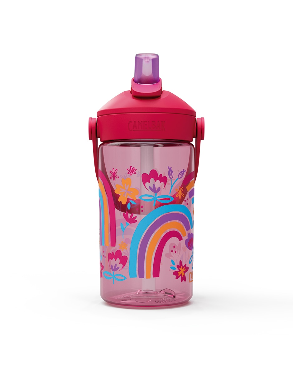 Botella de agua de tritán Thrive Flip Straw Kids con tapa flip top 410 ml 2