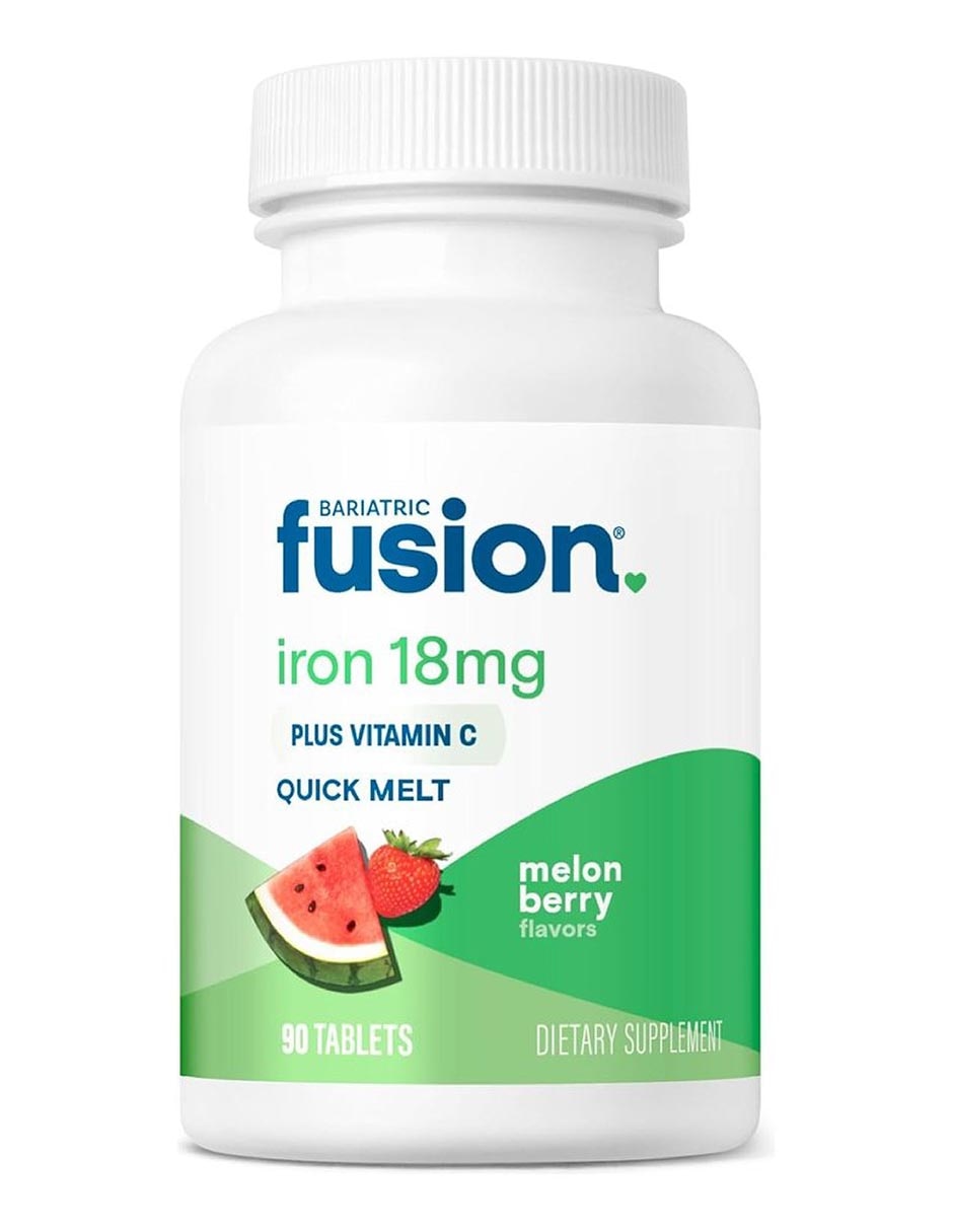 Hierro+Vitamina C con hierro sabor sandia de 90 tabletas