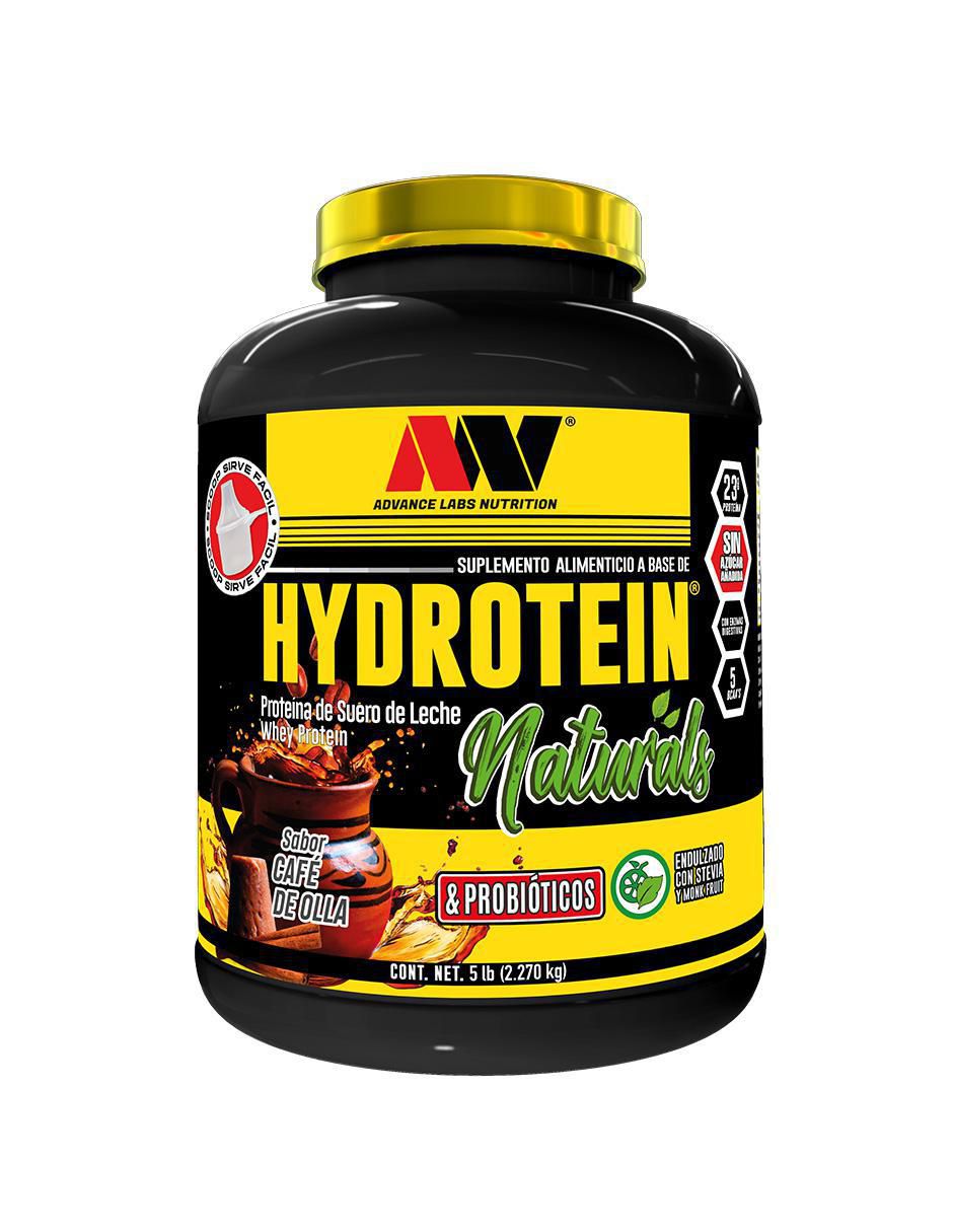 Hydrotein Naturals con proteína de suero de leche sabor café de 2.2 kg