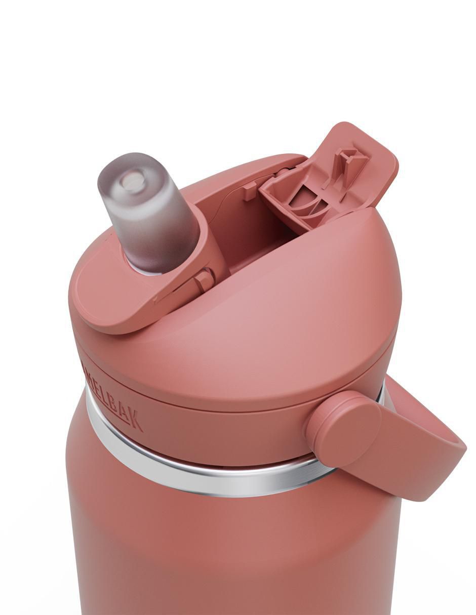 Botella de agua camelbak "de" acero inoxidable thrive flip straw  "con tapa" rosca 946 ml