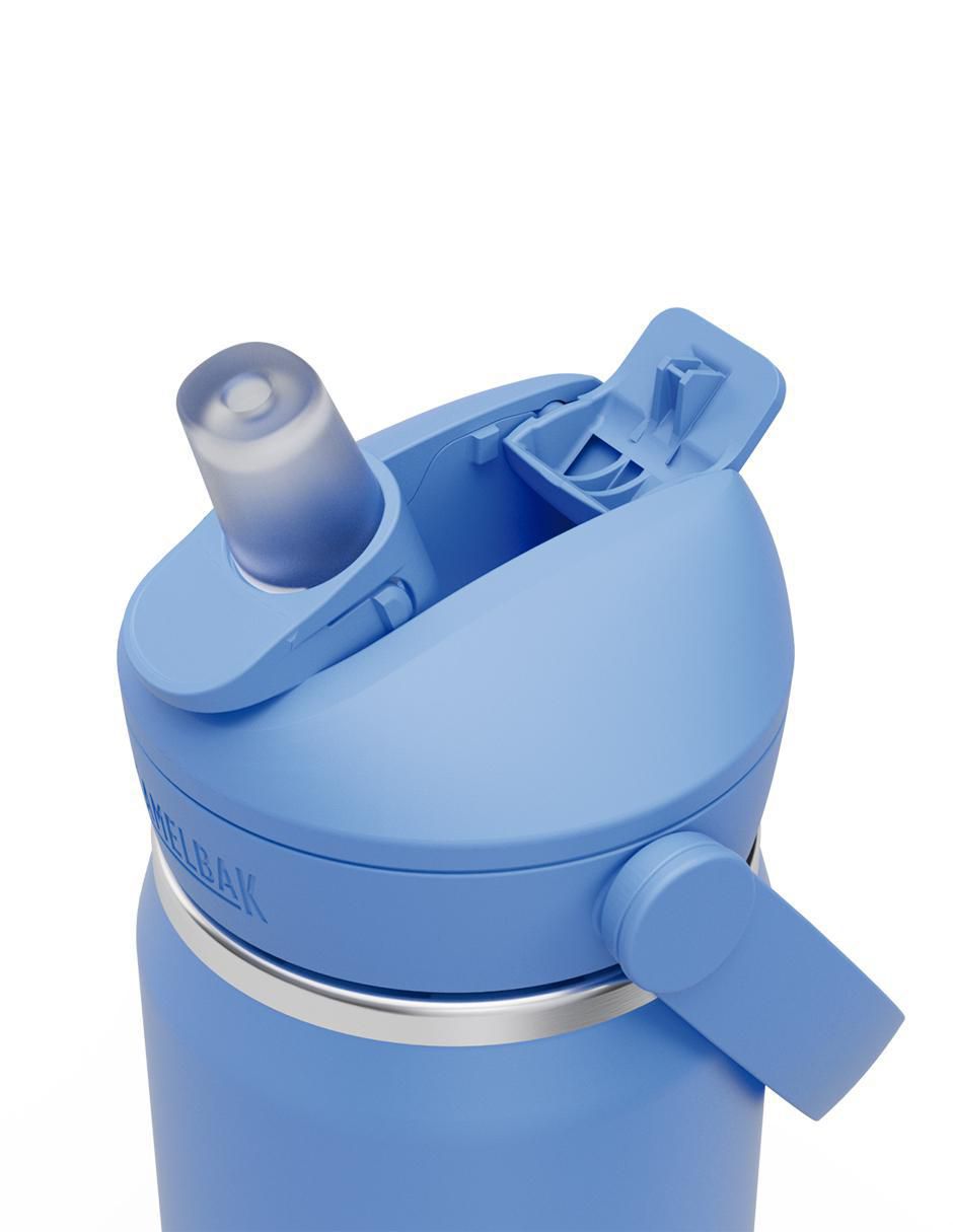 Botella de agua de acero inoxidable Thrive Flip Straw con tapa rosca 600 ml 2