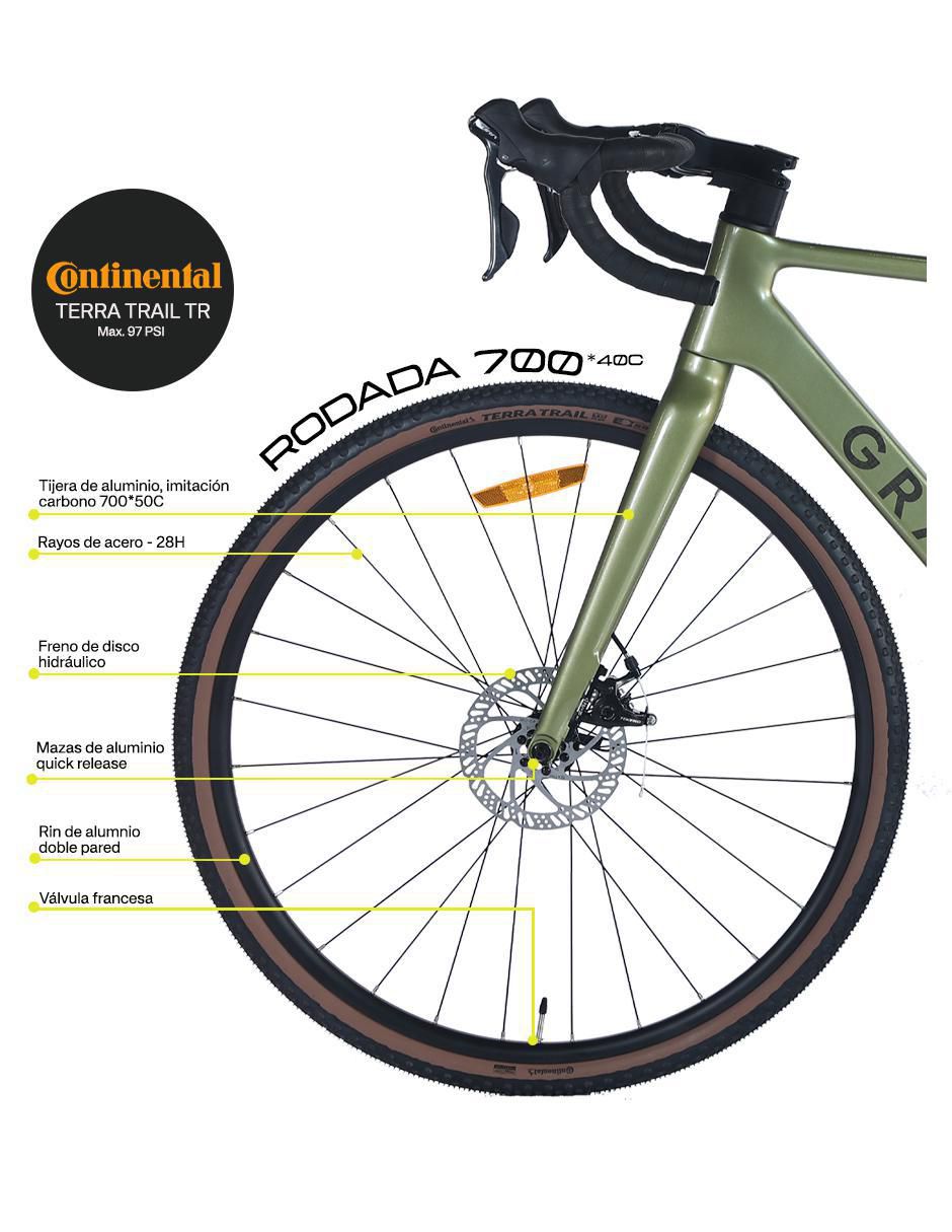 Bicicleta de montaña rodada 700 Tucson unisex 10