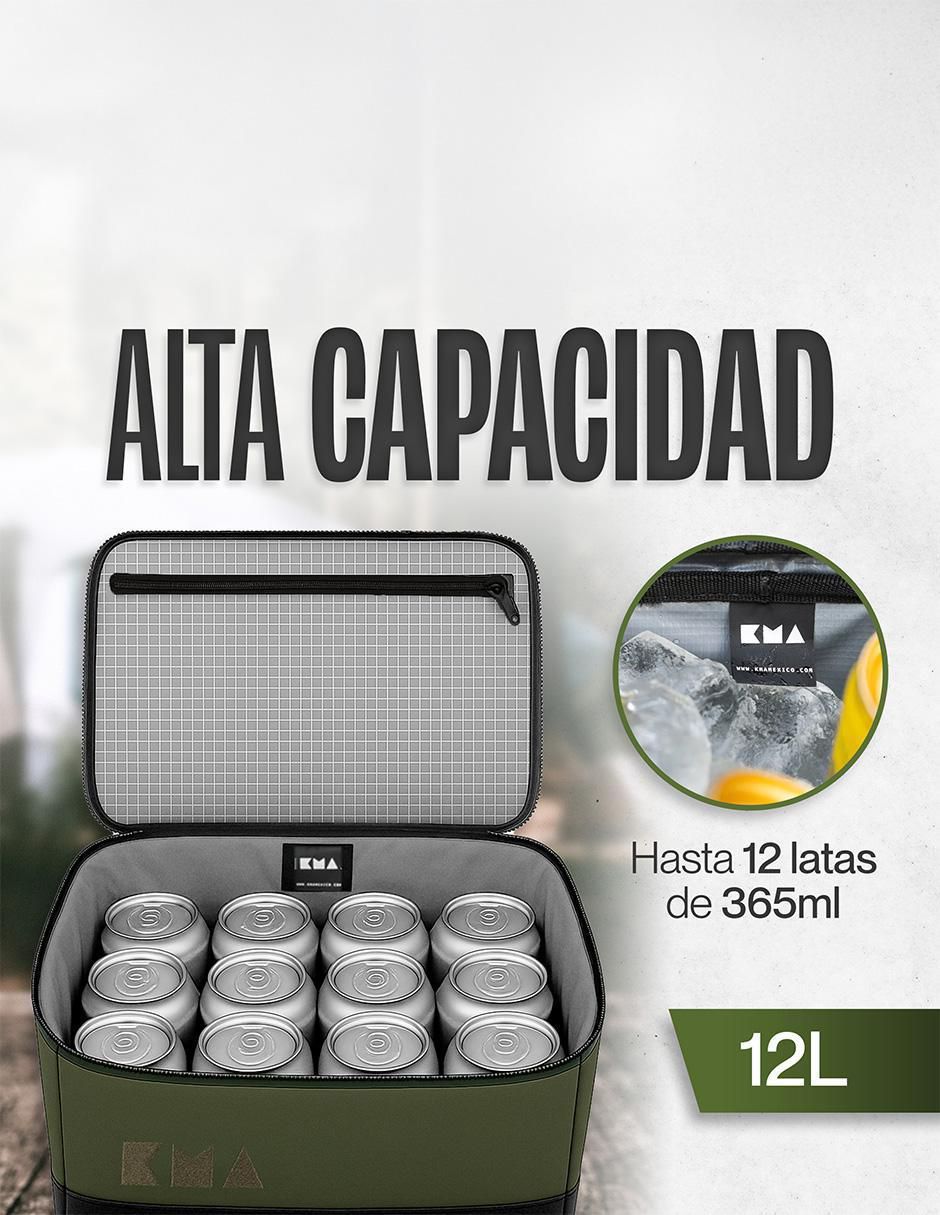 Hielera Cooler 12L Moss/Black 3