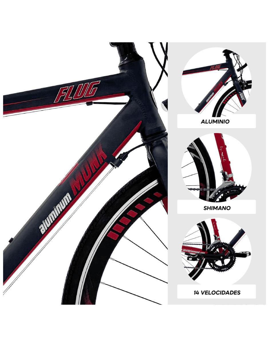 Bicicleta de ruta rodada 700 flug unisex 3