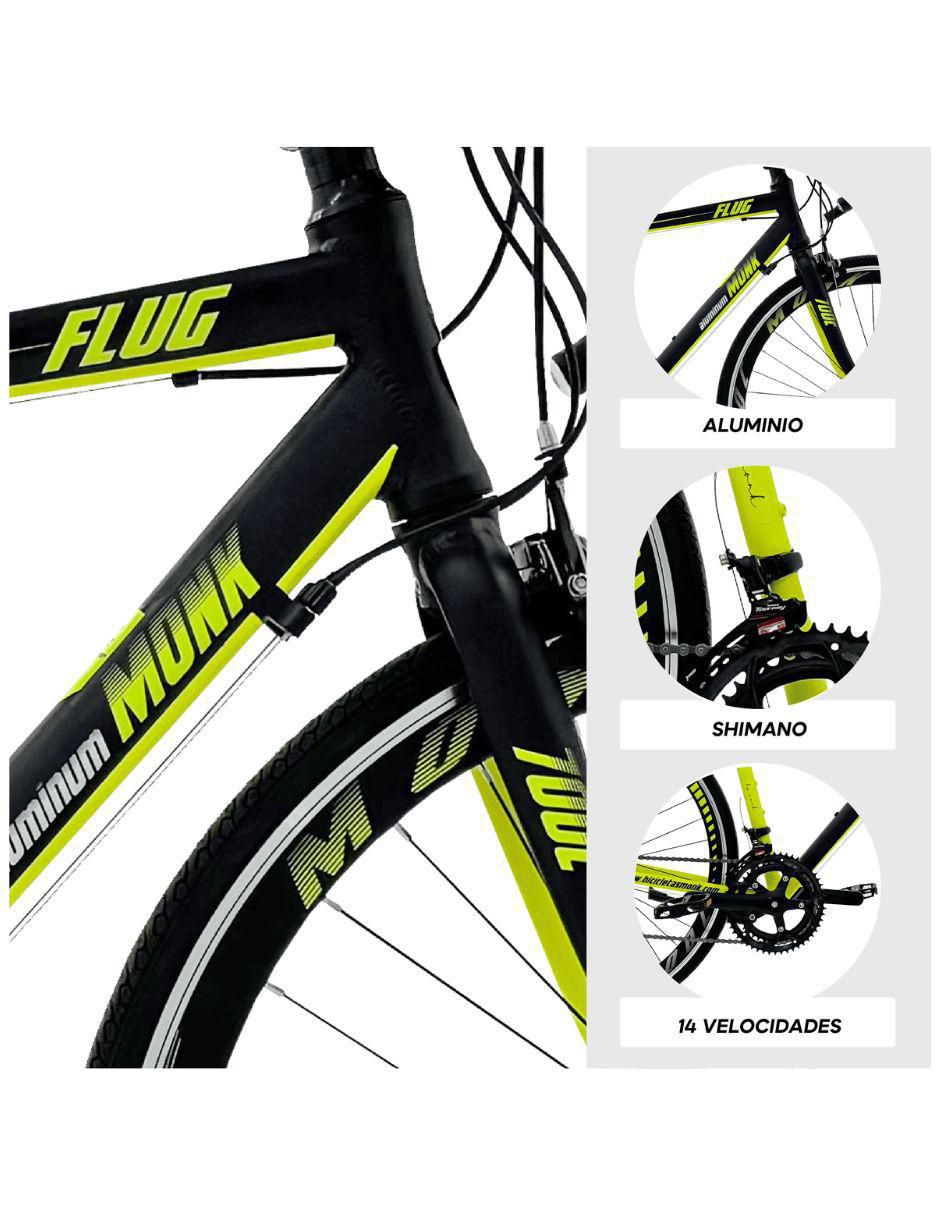 Bicicleta de ruta monk "rodada" 700 flug "para" unisex