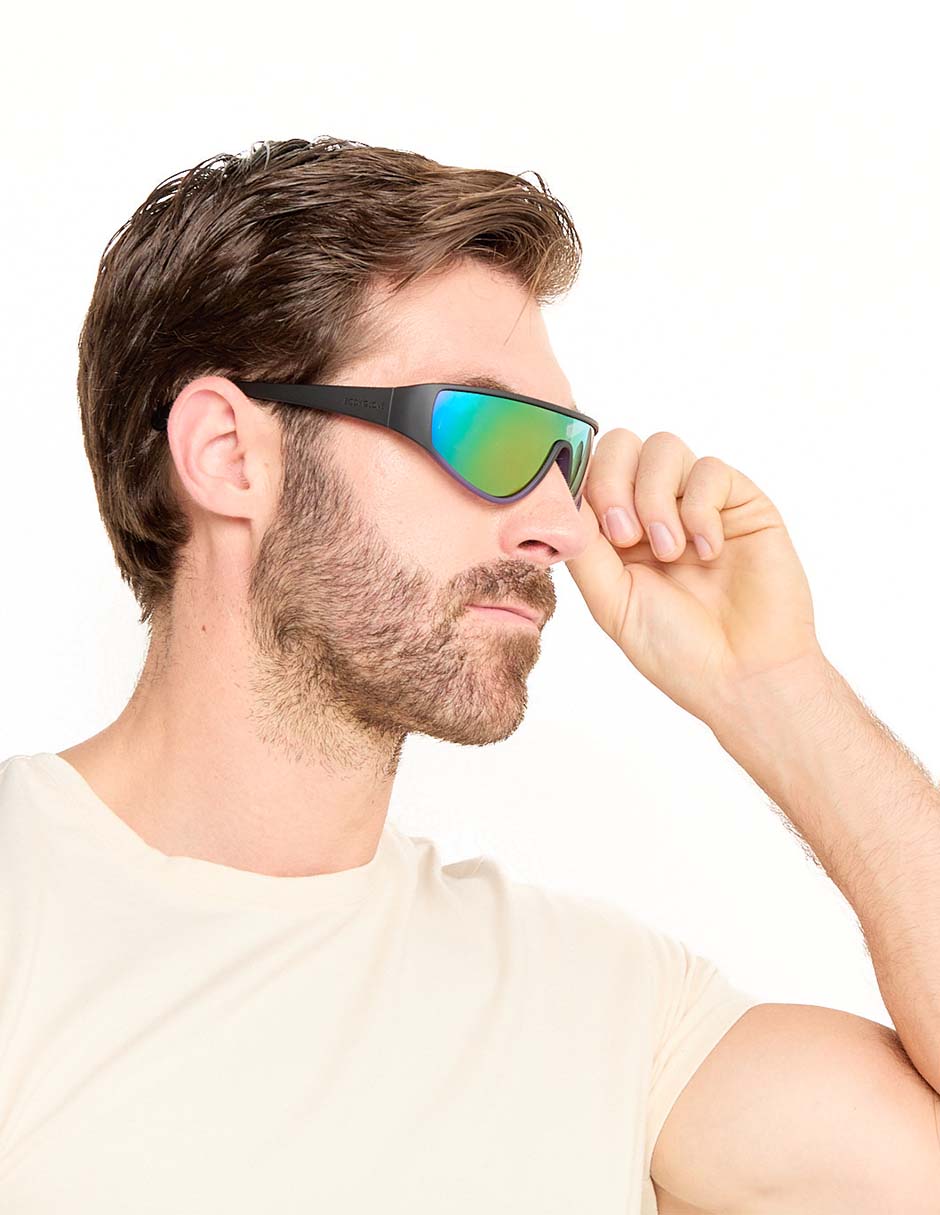 Lentes de sol BG 24 313 BLK MIR POL unisex 7