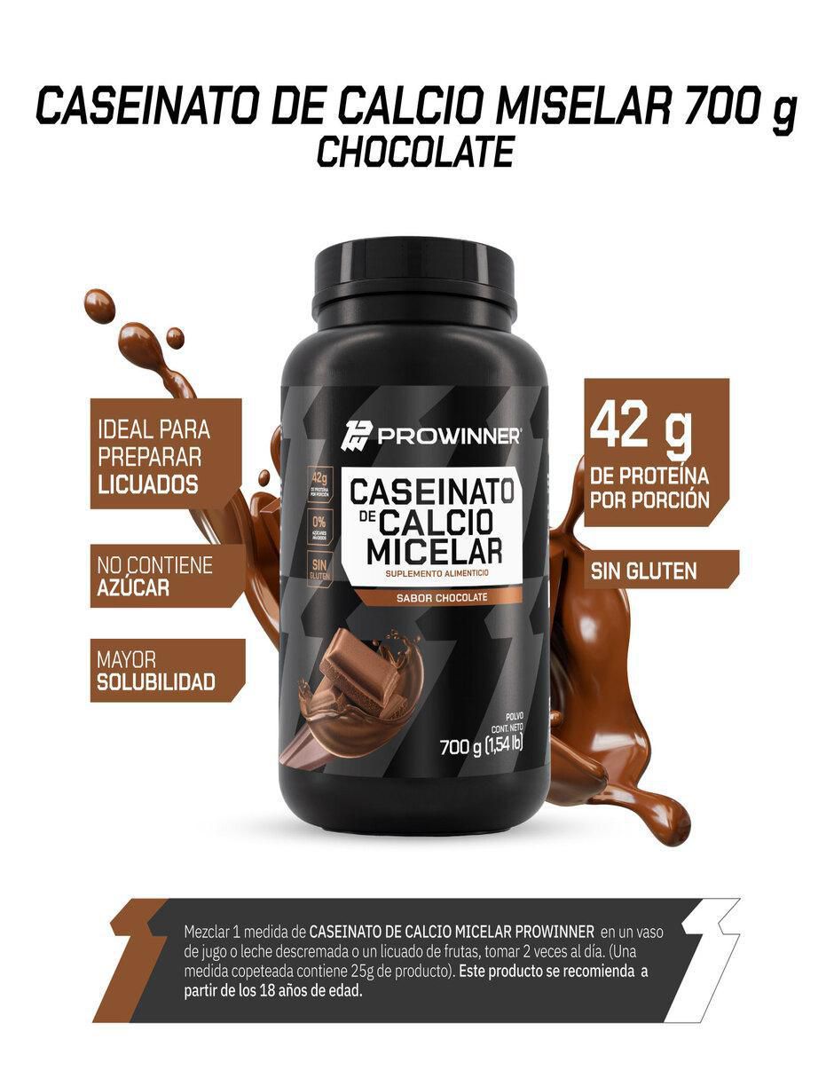 Set de suplementos alimenticios Proteína Caseinato de calcio Micelar 5
