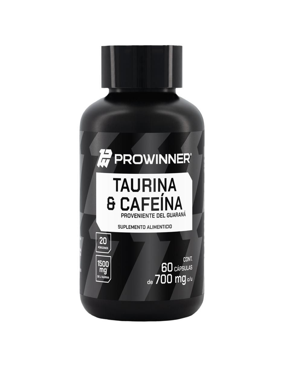 Set de suplementos alimenticios de Taurina & Cafeína 60 Cápsulas - Prowinner 3