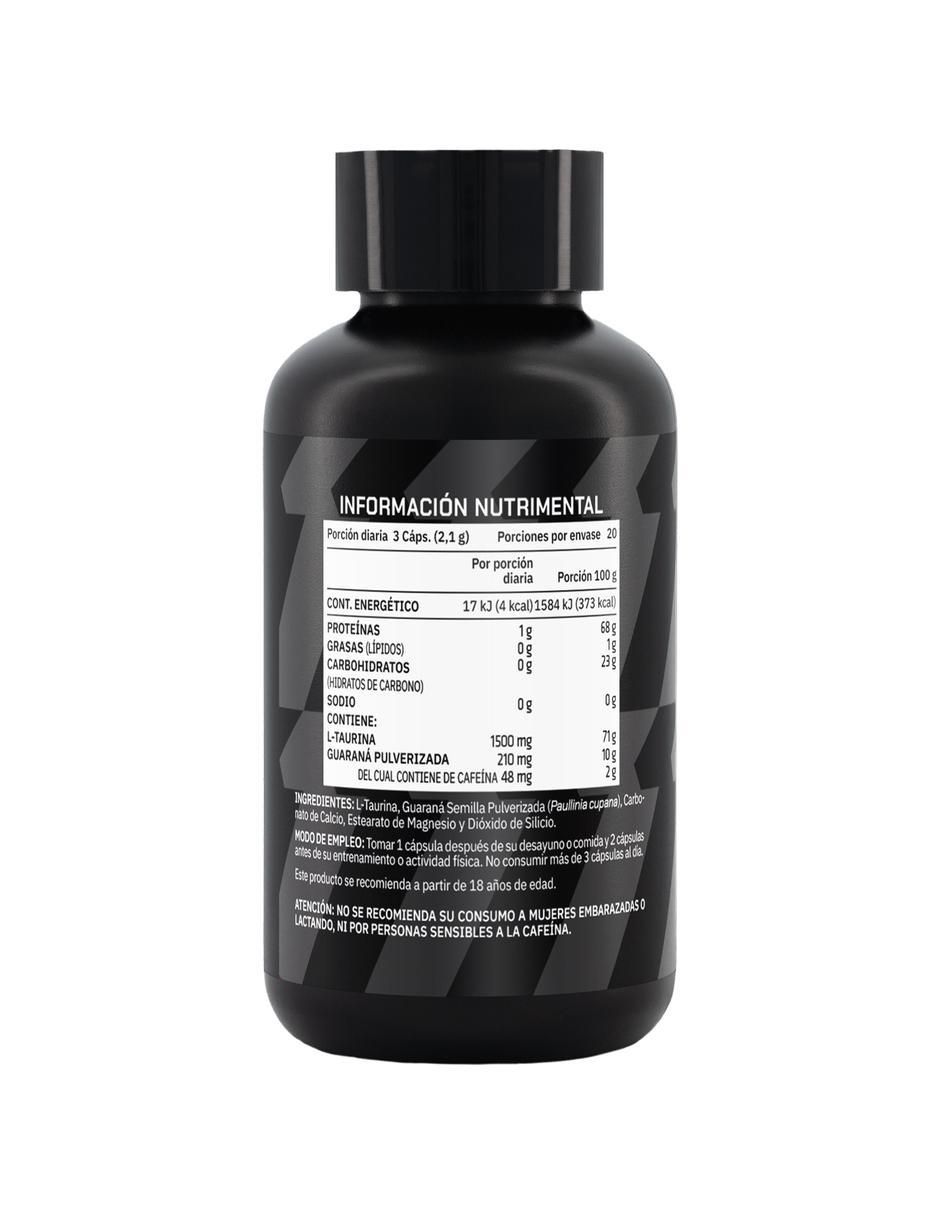Set de suplementos alimenticios de Taurina & Cafeína 60 Cápsulas - Prowinner 5