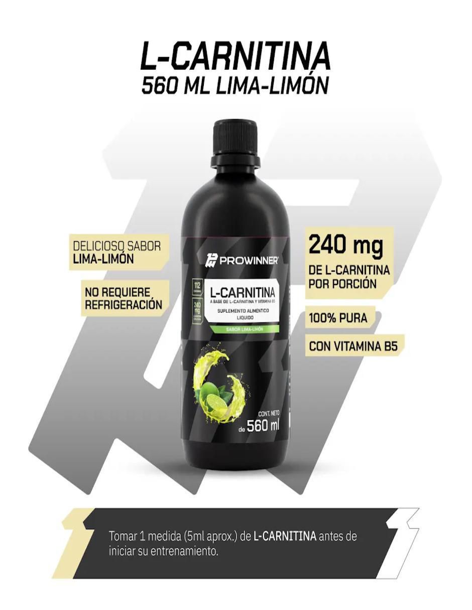 Set de suplementos alimenticios de L-Carnitina Líquida Lima Limón 2