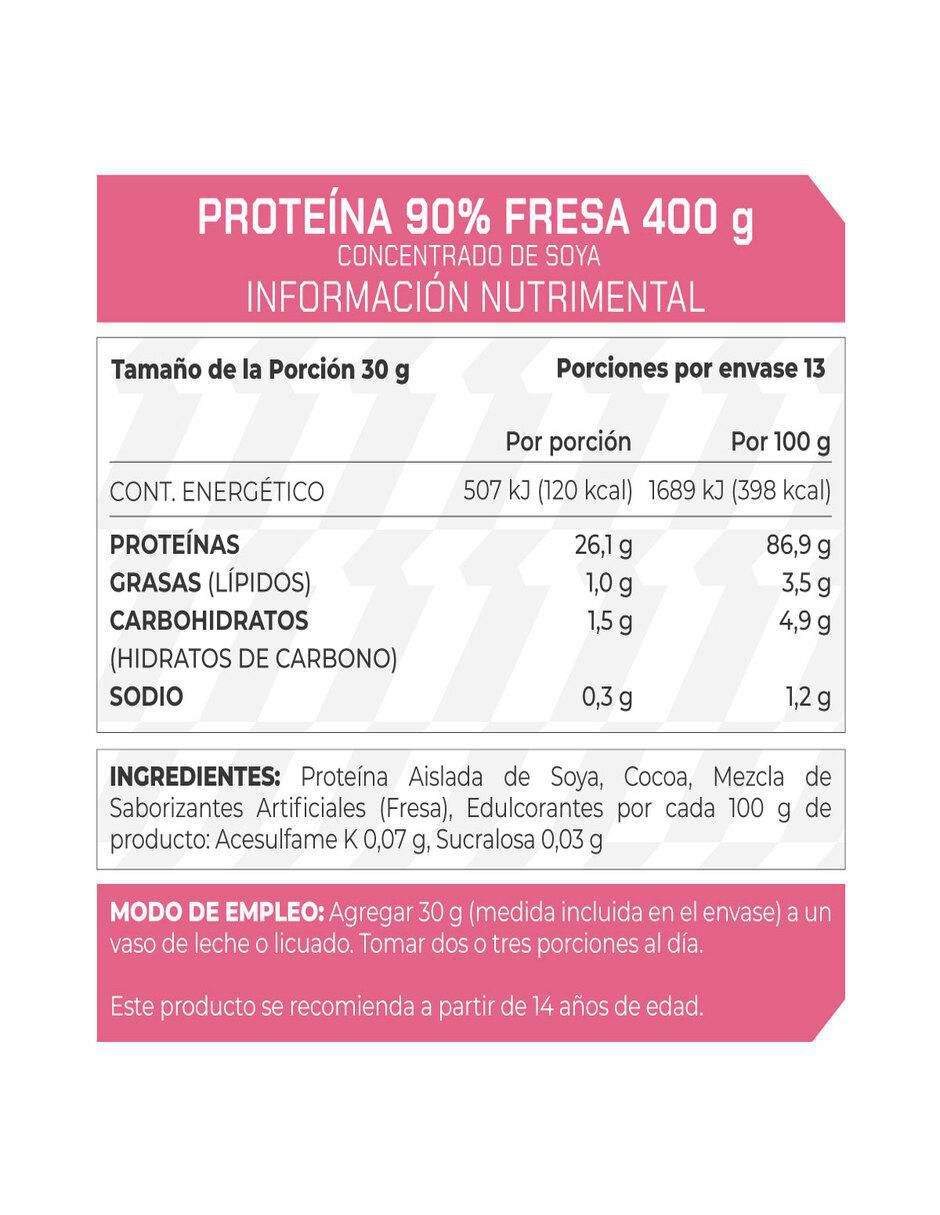 Set de suplementos alimenticios de Proteína 90% Con Soya 3