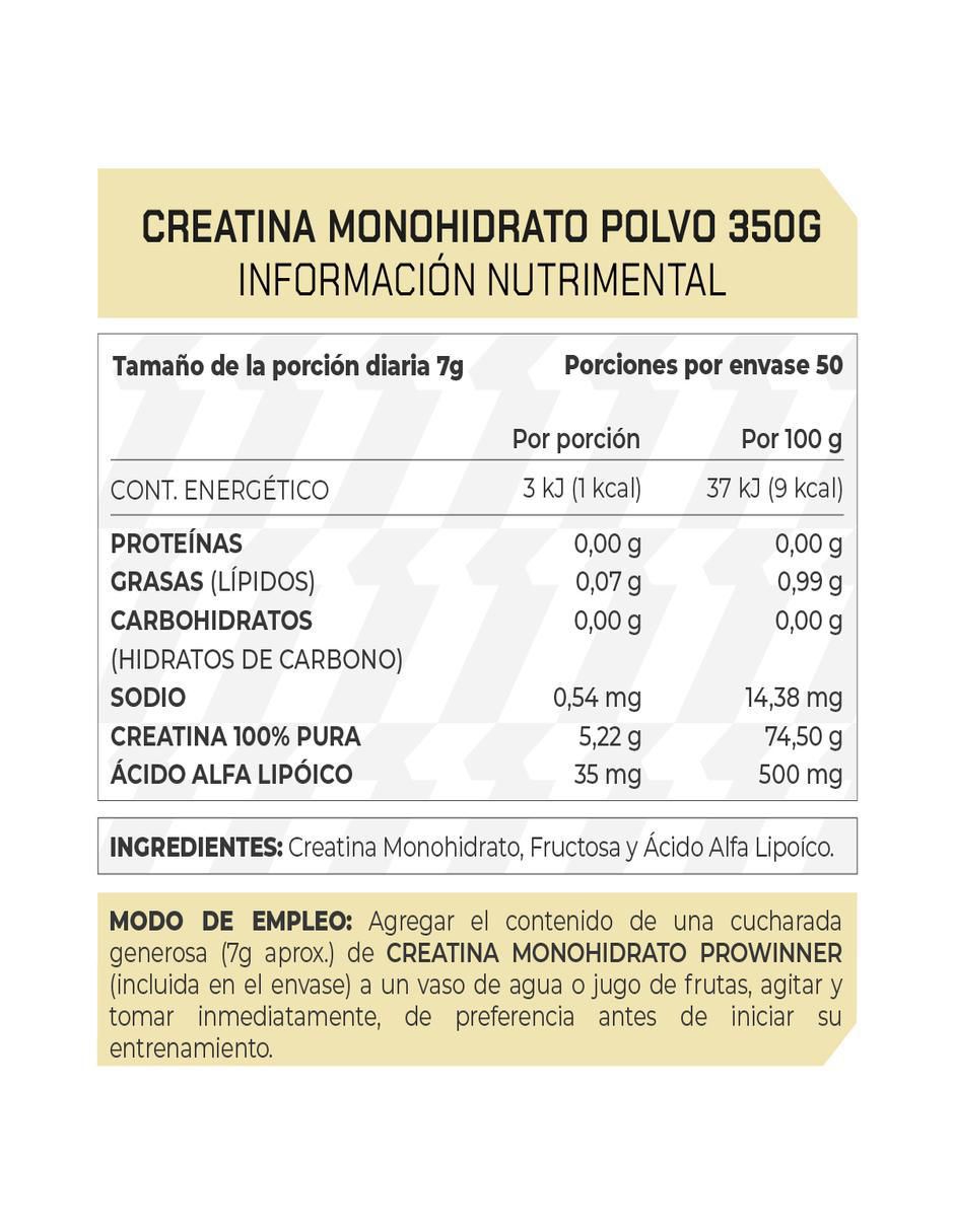 Set de suplementos alimenticios de Creatina Monohidrato 3