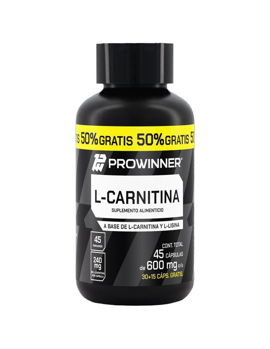 Set de suplementos alimenticios de L-Carnitina + 50% Extra - Prowinner 5