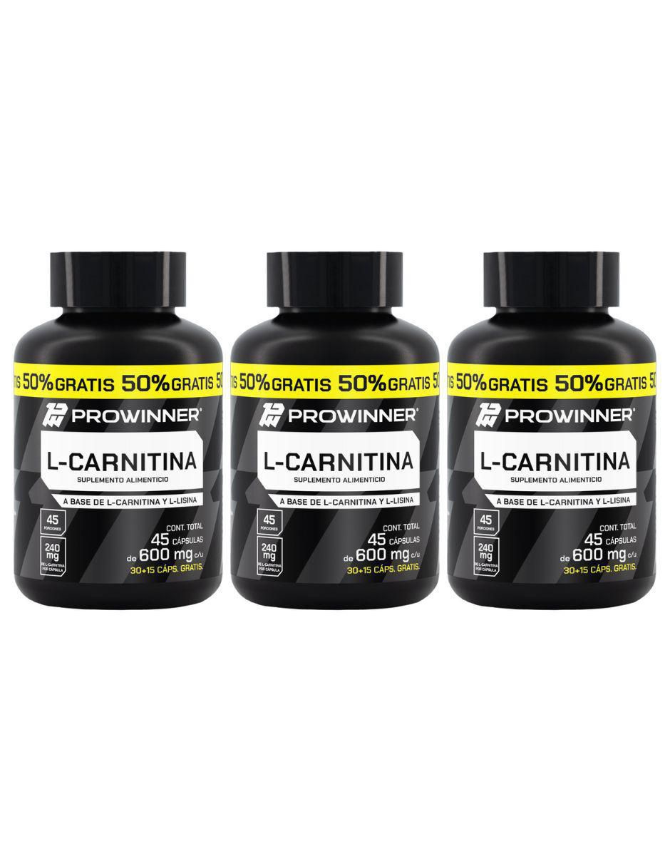 Set de suplementos alimenticios de L-Carnitina + 50% Extra - Prowinner  Prowinner | Liverpool