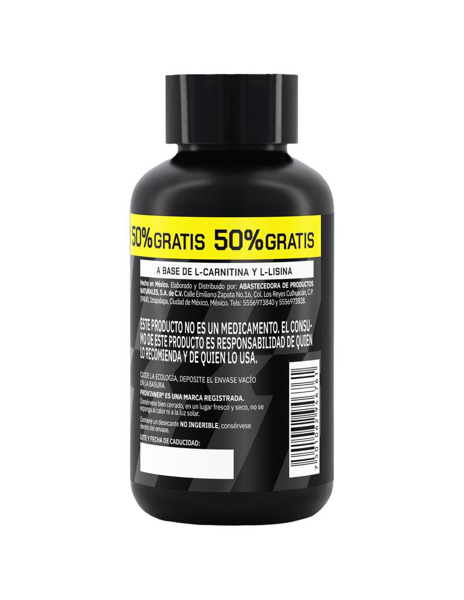 Set de suplementos alimenticios de L-Carnitina + 50% Extra - Prowinner 6