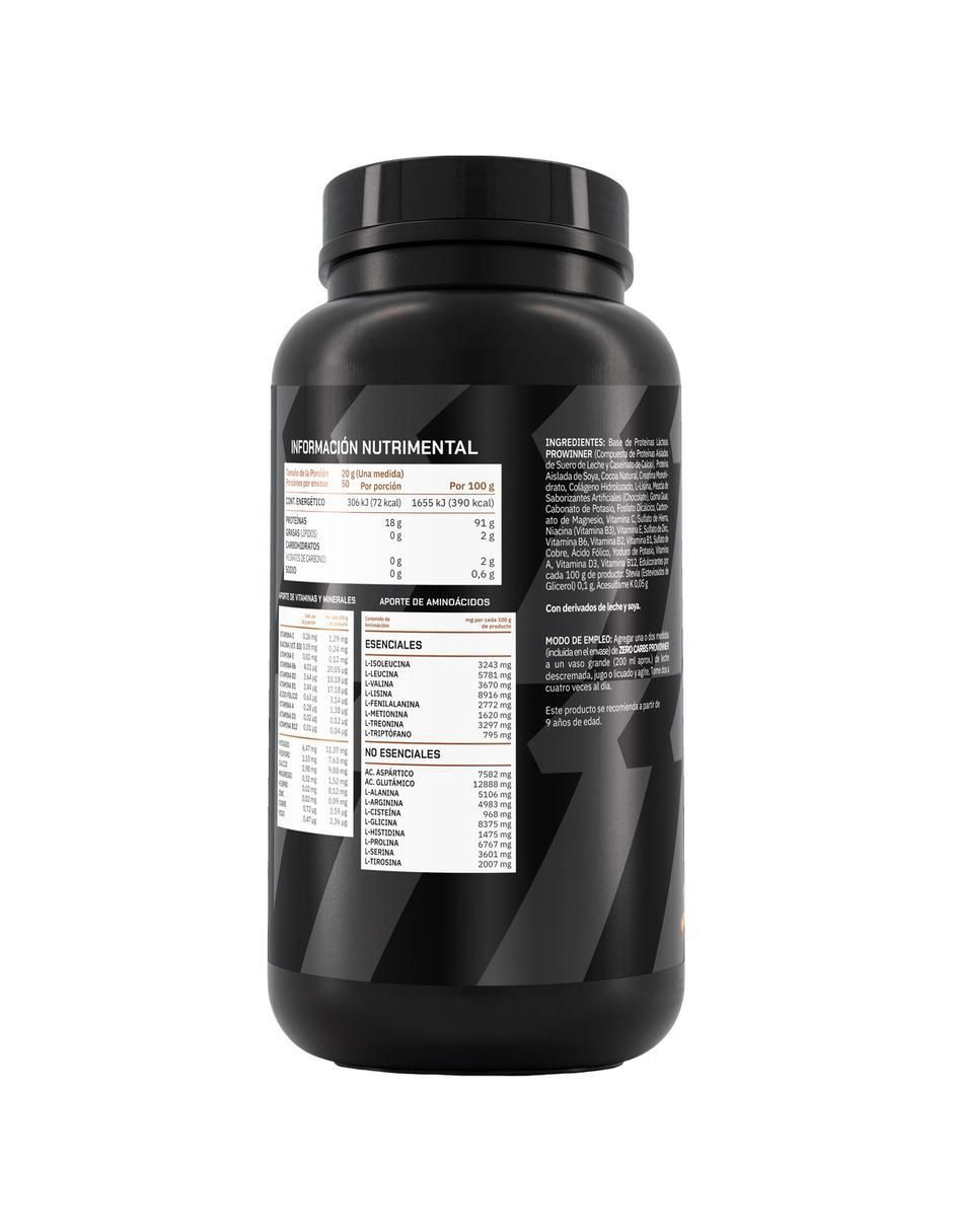 Set de suplementos alimenticios de Proteína Zero Carbs 7