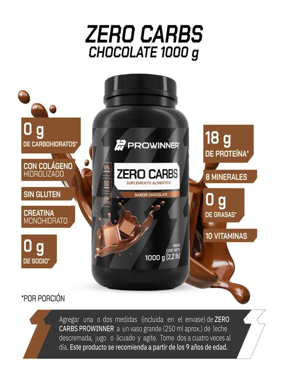 Set de suplementos alimenticios de Proteína Zero Carbs 2