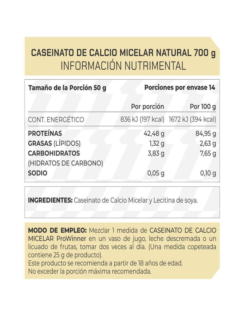 Set de suplementos alimenticios de Proteína Caseinato de calcio Micelar Natural 3