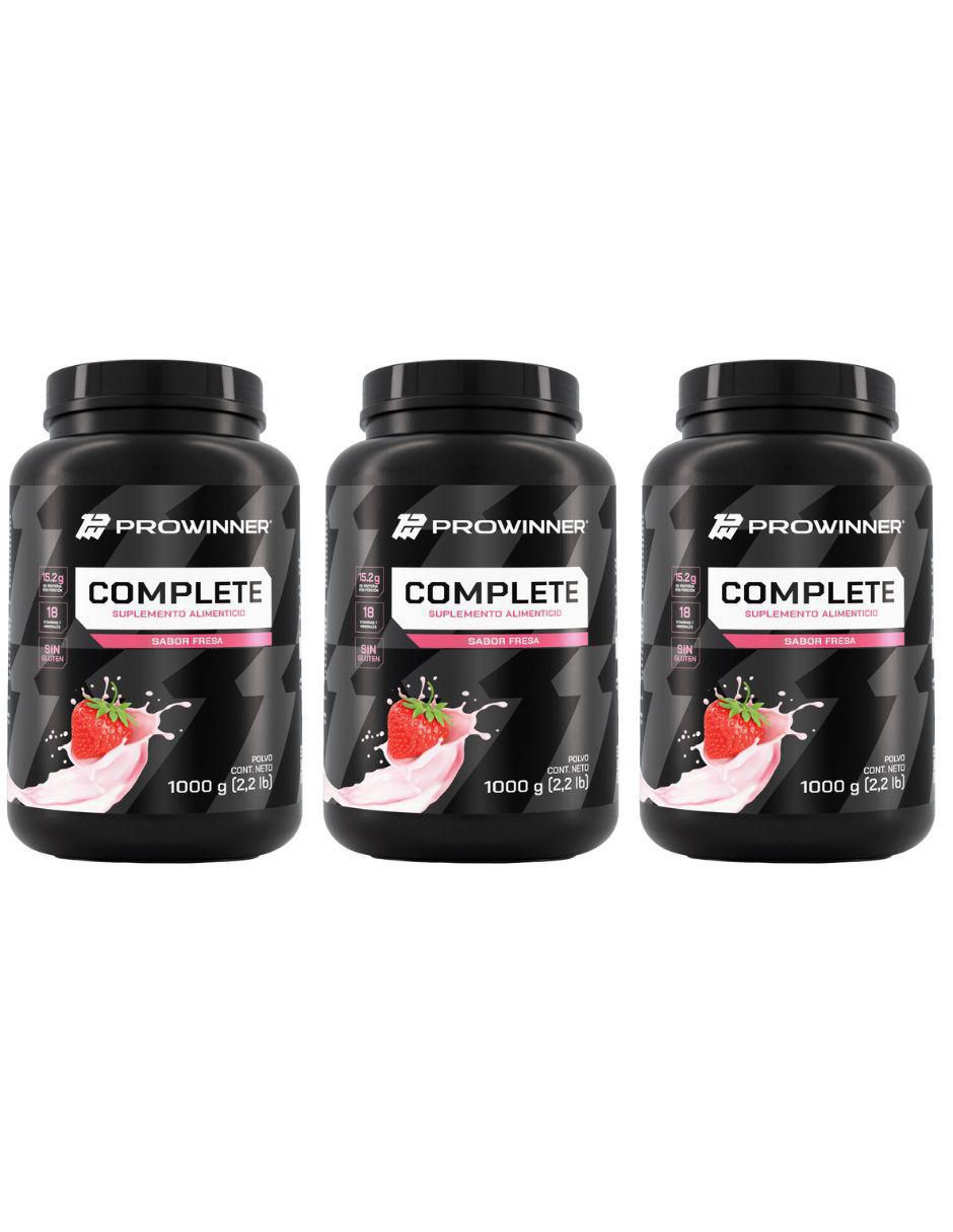 Set de suplementos alimenticios de Proteína Complete