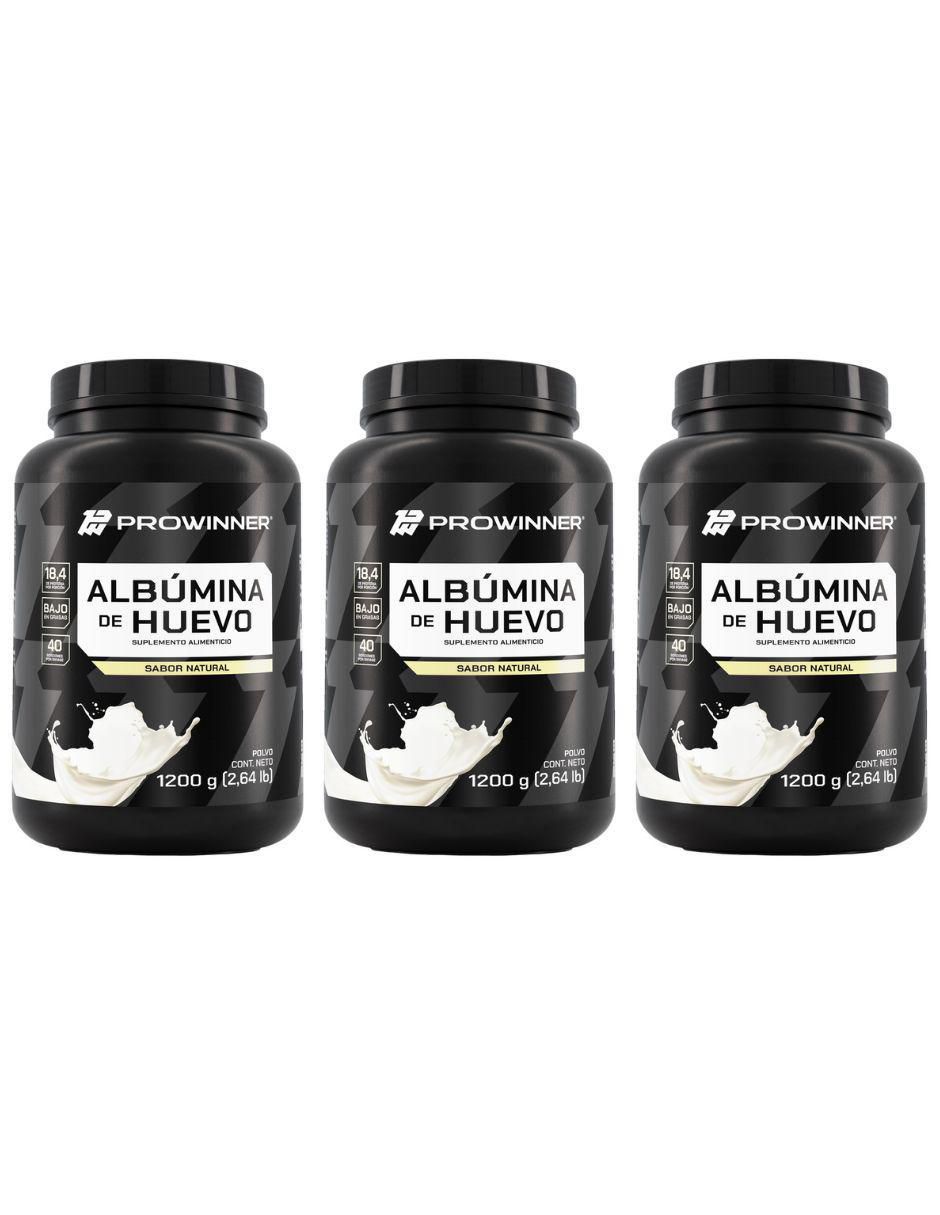 Set de suplementos alimenticios de Proteína Albúmina de huevo Natural