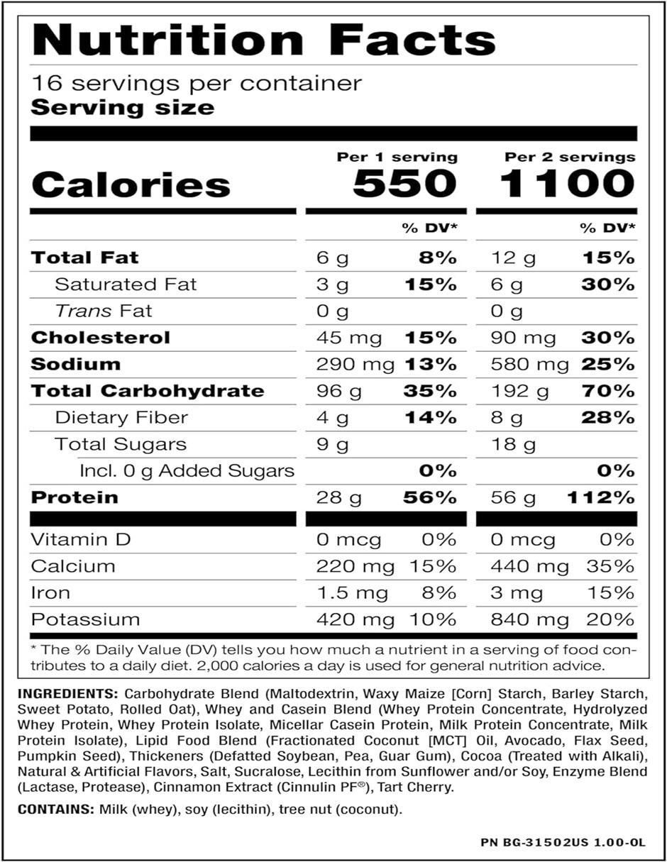Proteina Ganador de Musculo 2500 Mutant sabor vainilla de 2 kg 2