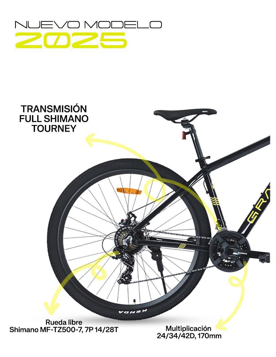 Bicicleta de montaña Gravel rodada 29 Everest unisex