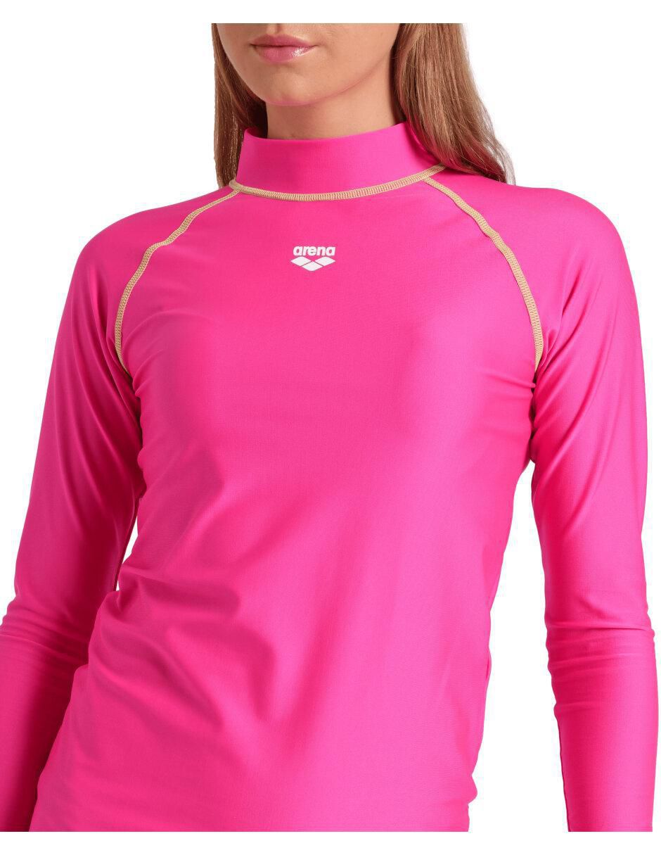 Rashguard arena "estampado" liso "para" mujer