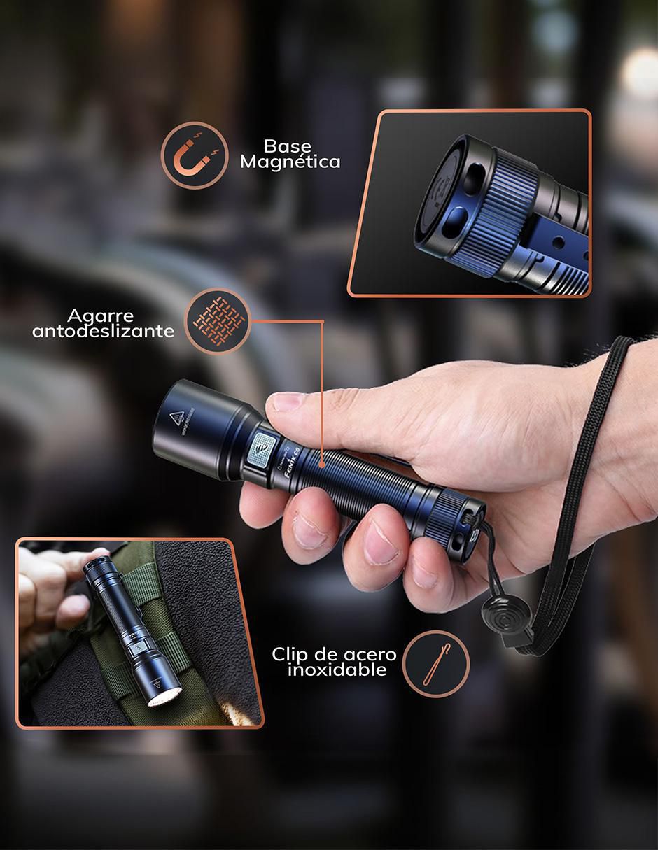 Linterna de mano C6 V3 EDC 2