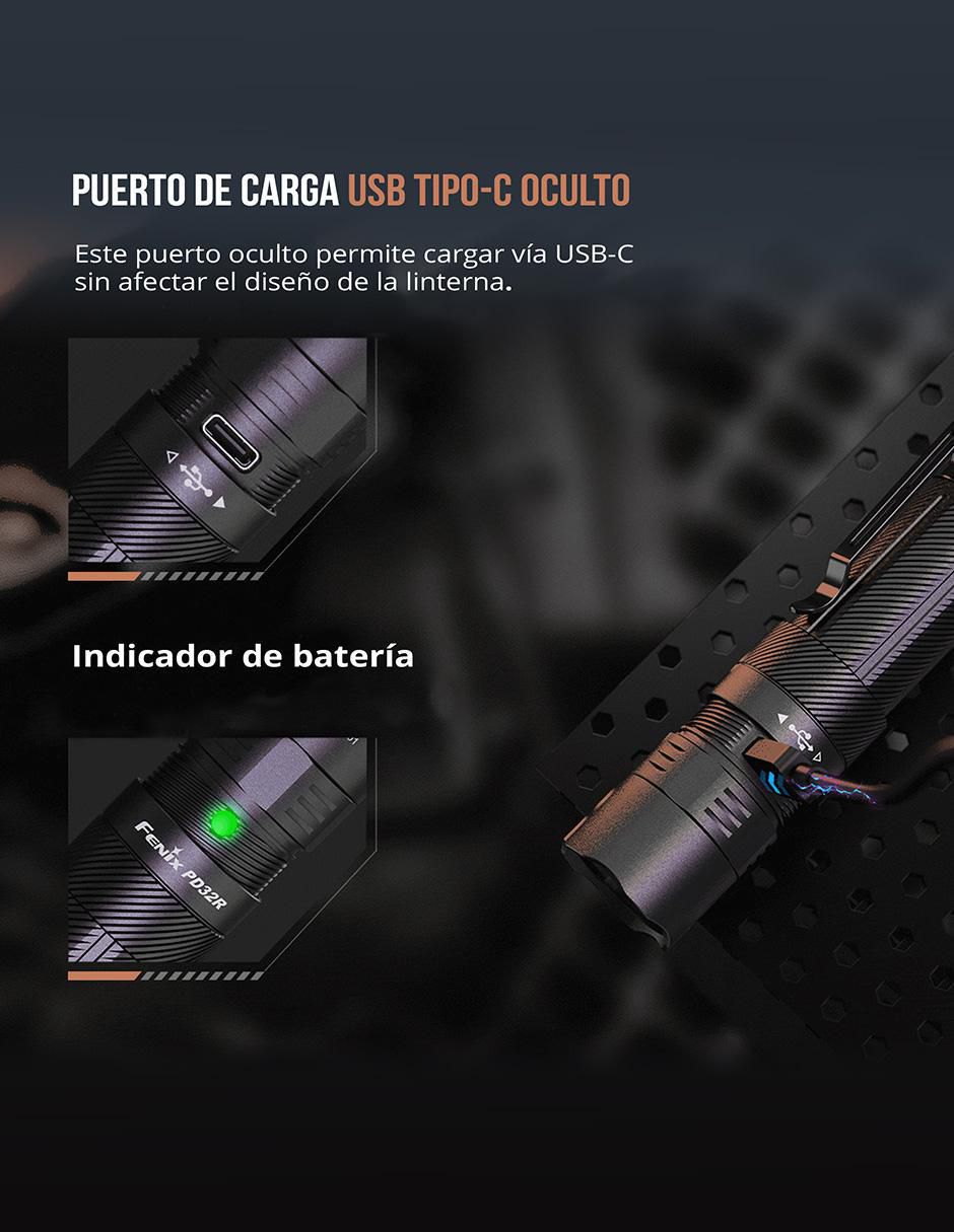 Linterna de mano PD32R Edc 2