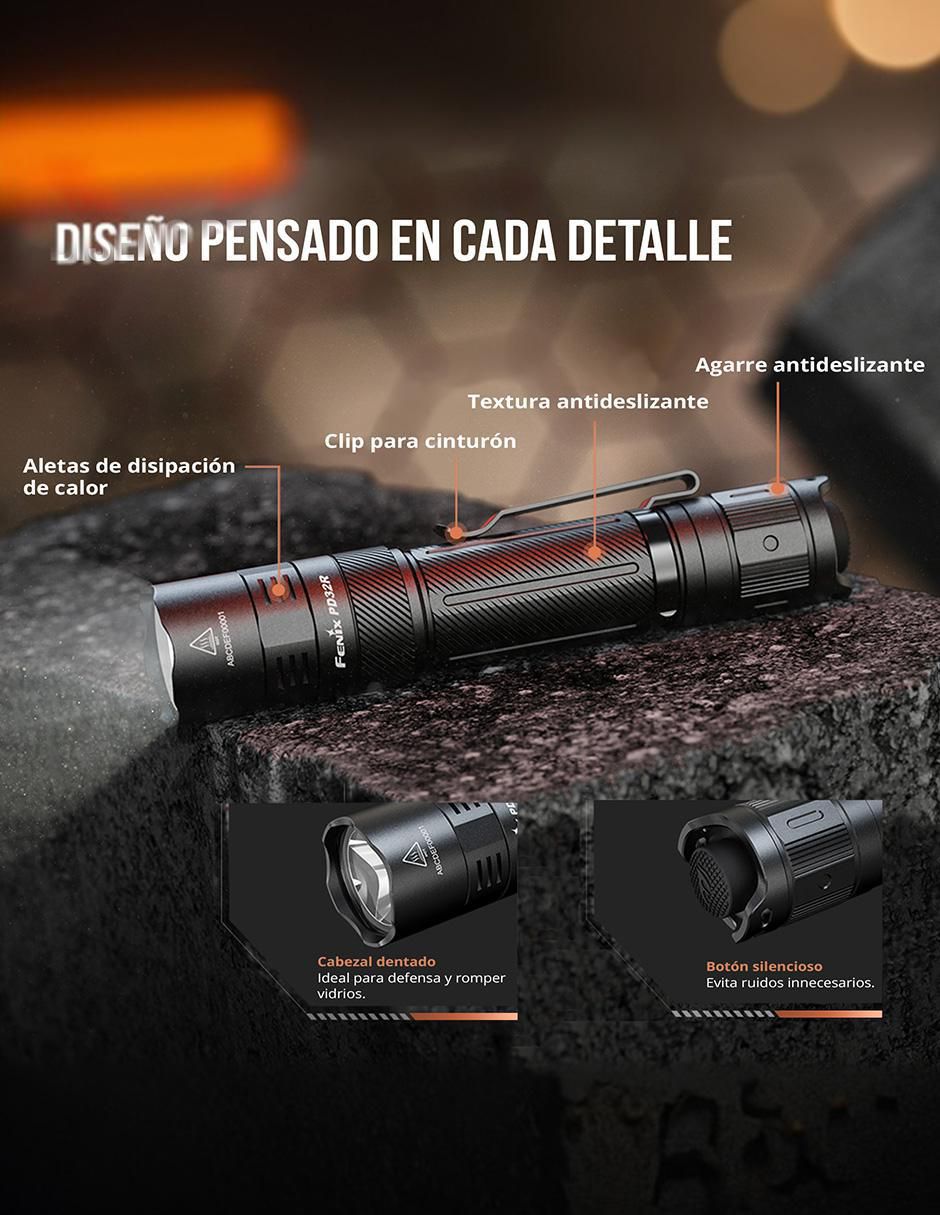 Linterna de mano PD32R Edc 3
